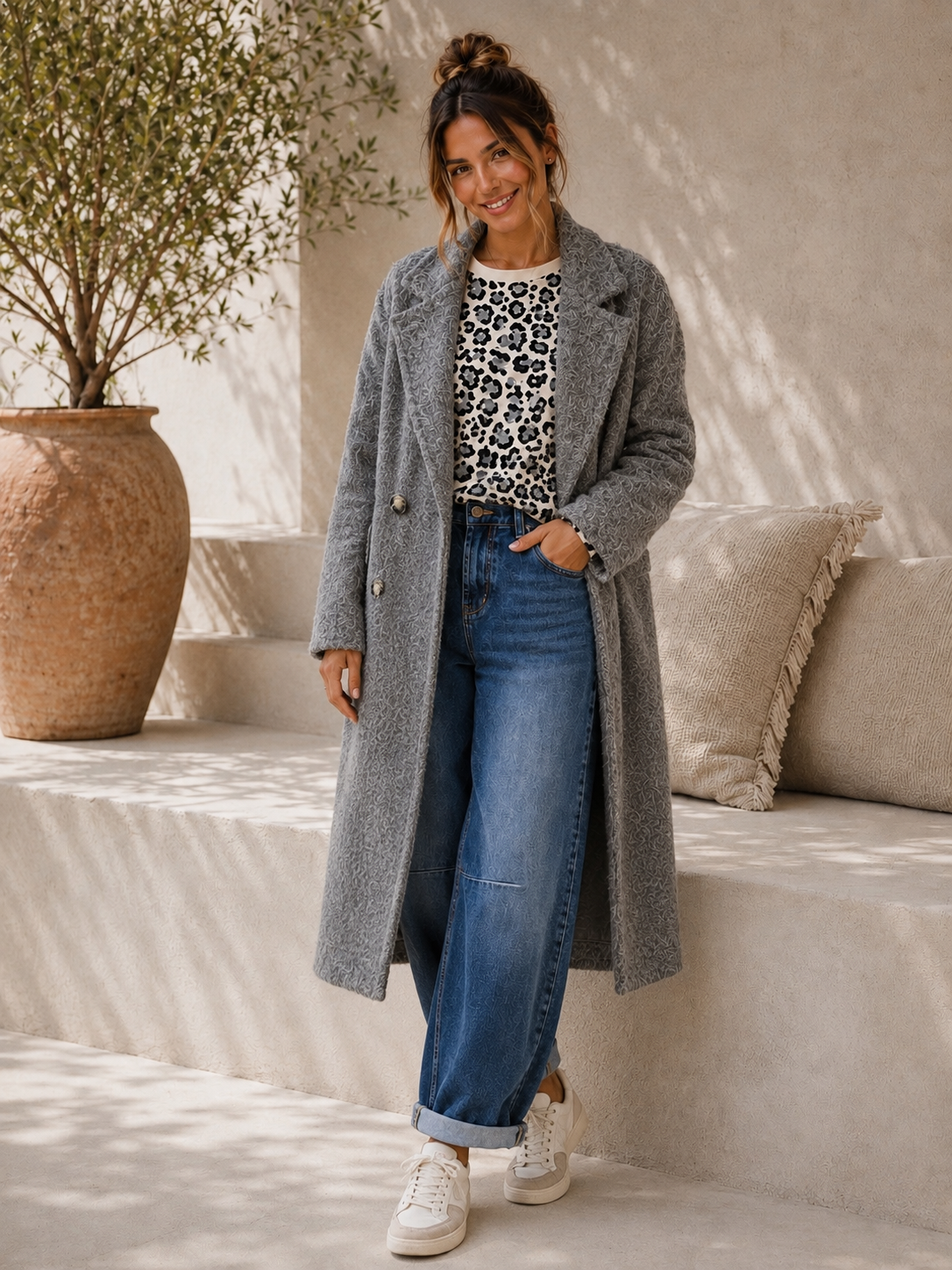 TREND MANTEL ELVIRA 36 - 42 Trench Coat Made in Italy