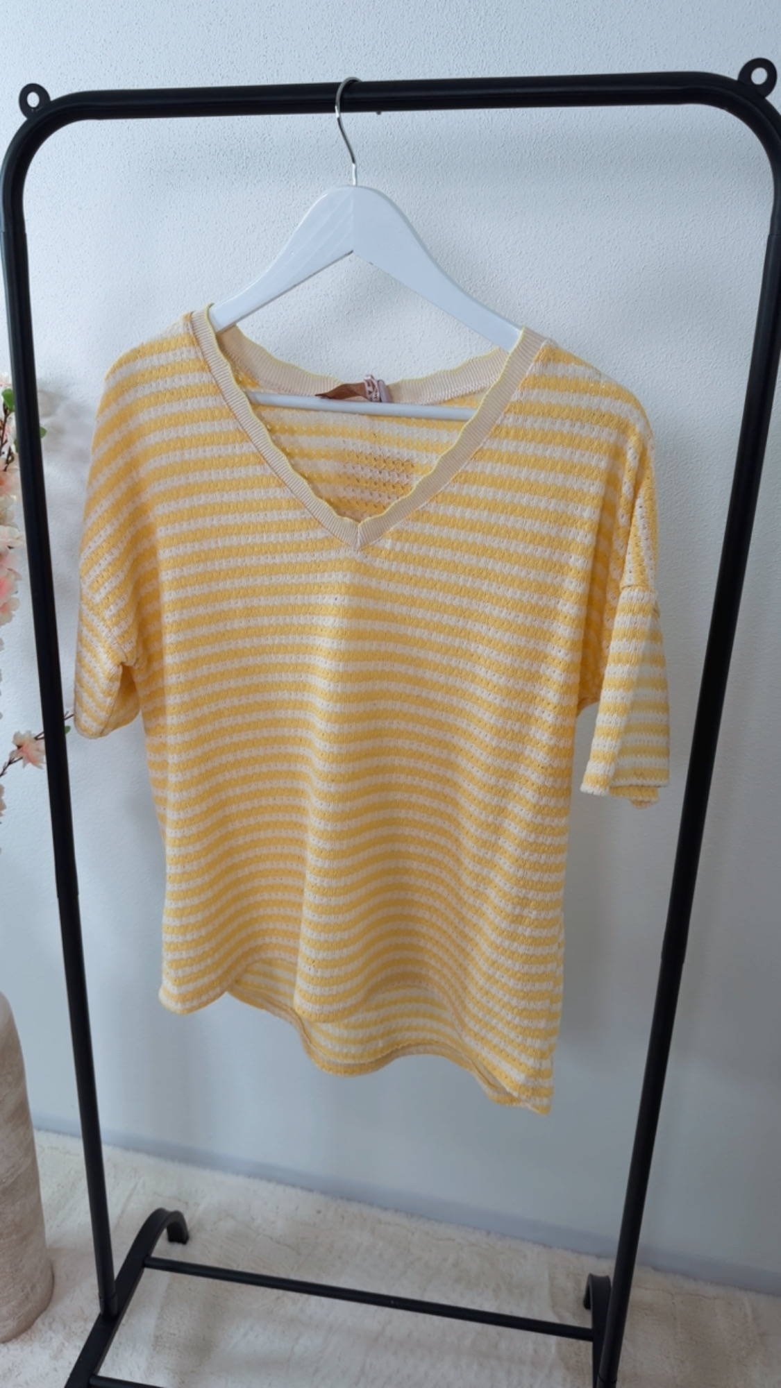 💗✨ Strick-Shirt Eliovena Stripes Made in Italy 34-42/44 Pullover