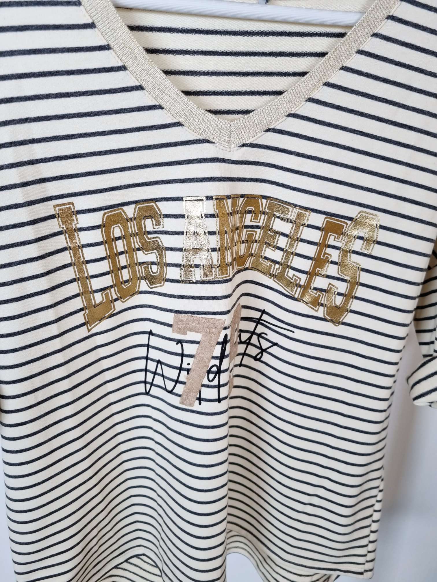 BASIC SHIRT LOS ANGELES STRIPES GLAMOUR ANTHRAZIT Streifen Longsleeve 34-42 Made in Italy Anthrazit BASIC SHIRT LOS ANGELES STRIPES GLAMOUR ANTHRAZIT Streifen Longsleeve 34-42 Made in Italy Anthrazit
