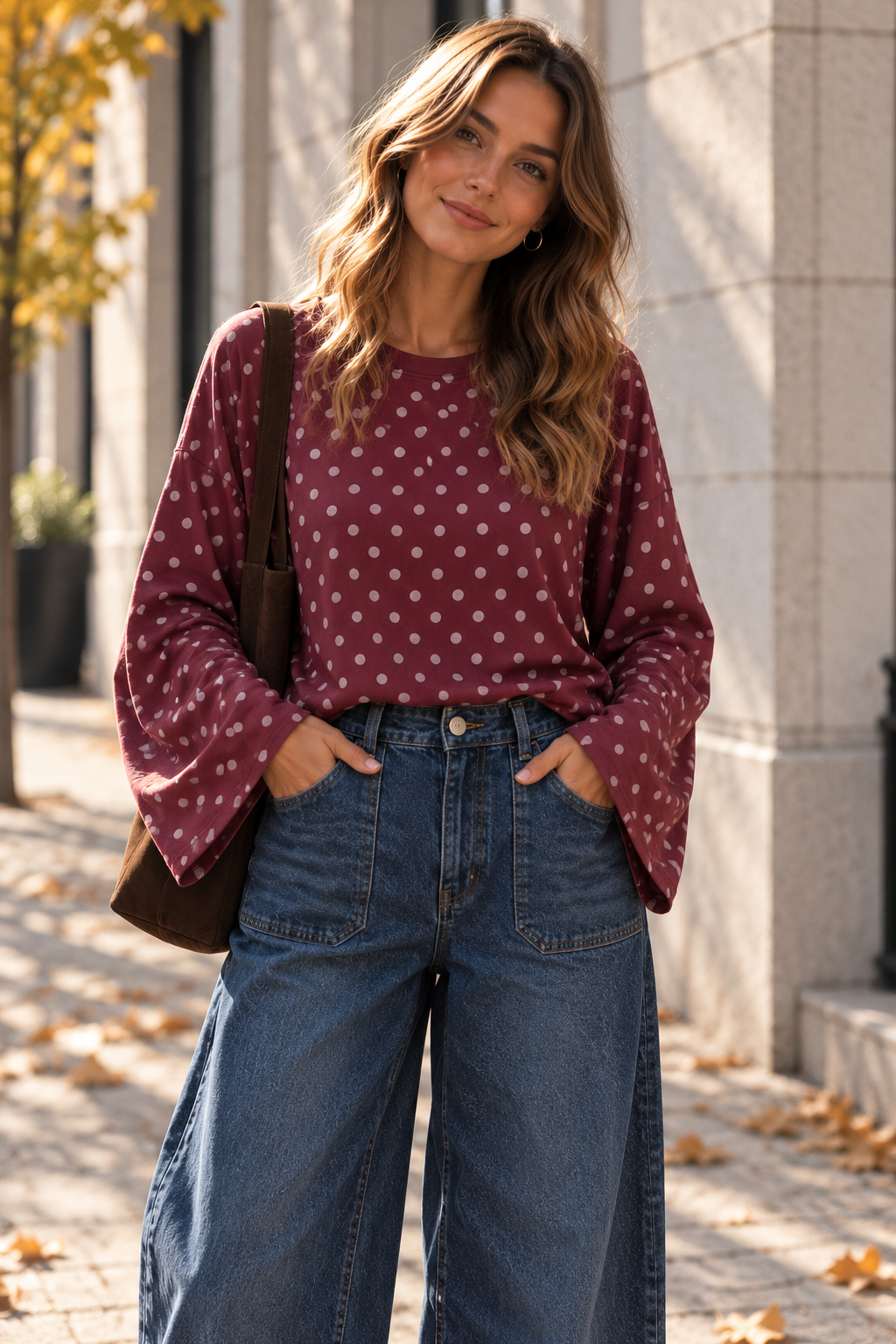 Longsleeve Dots I LS0146 I Made in Italy 34-42/44