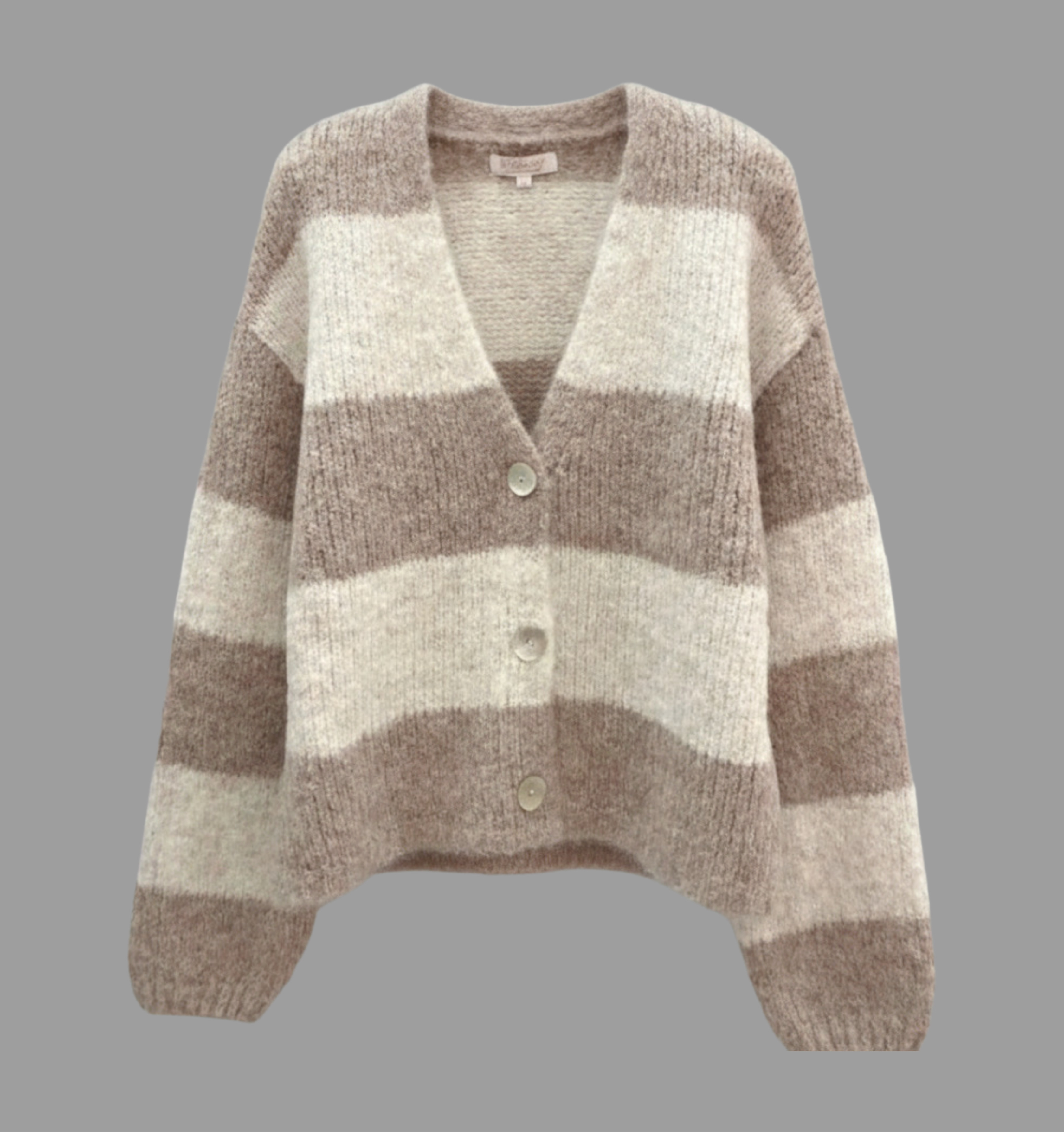 ✨Kuscheliger Streifen-Cardigan Emma in zwei Farbvarianten ✨ 34-42 Italy Style