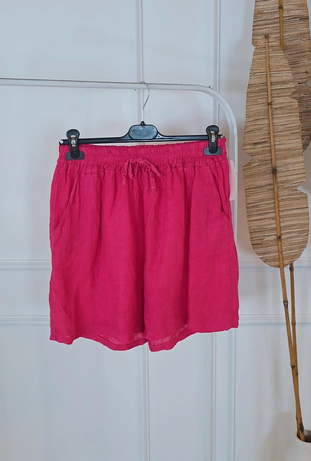 LINEN SHORTS BONITA KURZ Made in Italy 34-42 Leinenshort