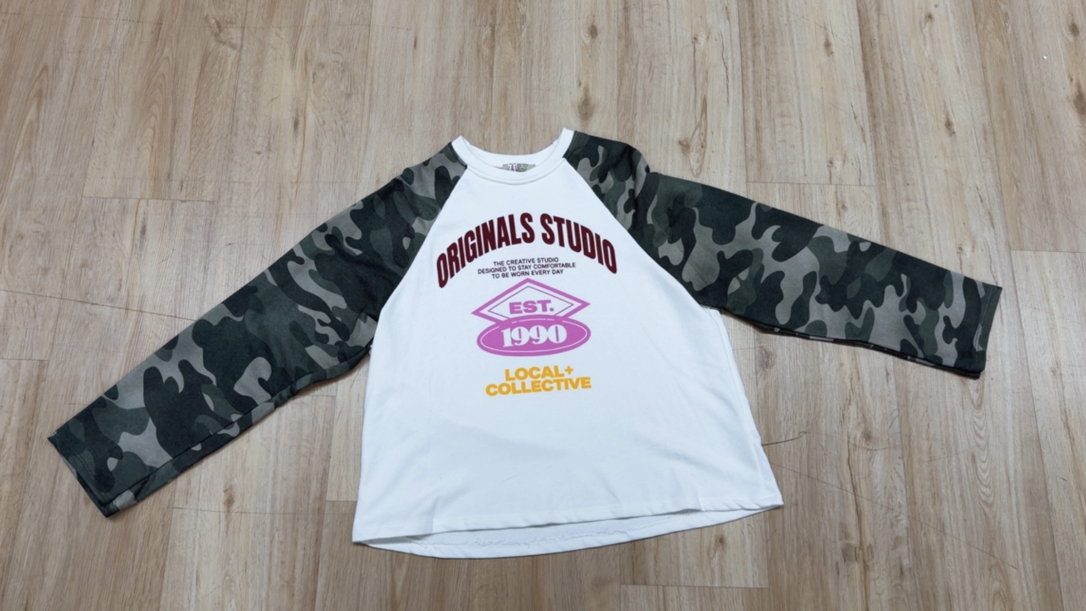 Langarmshirt Statement-Shirt ORIGINALS STUDIO I LS0161 I Made in Italy 34-40/42 Longsleeve