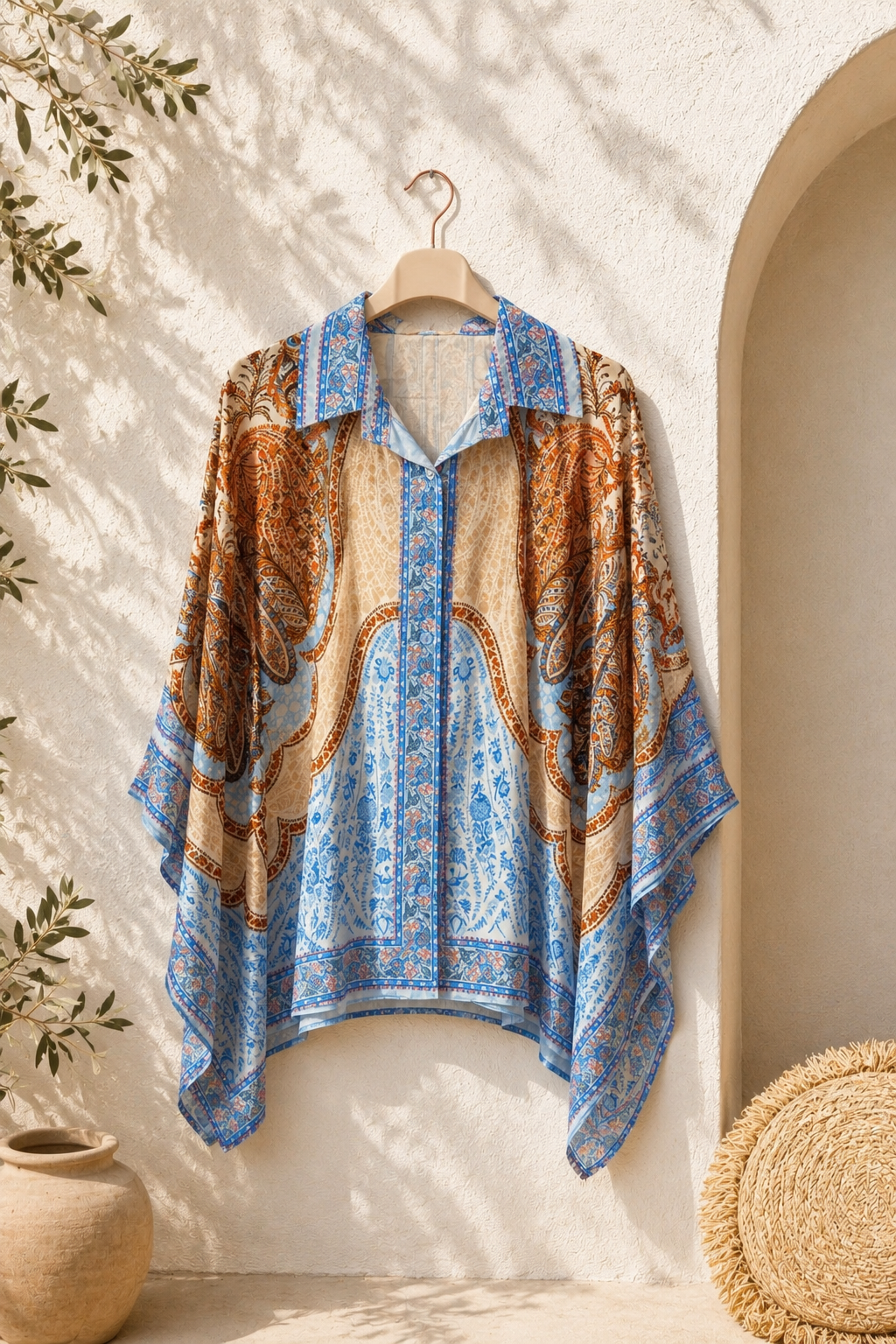 Silky Signature Bluse „Aurelia“ Made in Italy Gr. 34-44/46 Premium Kollektion