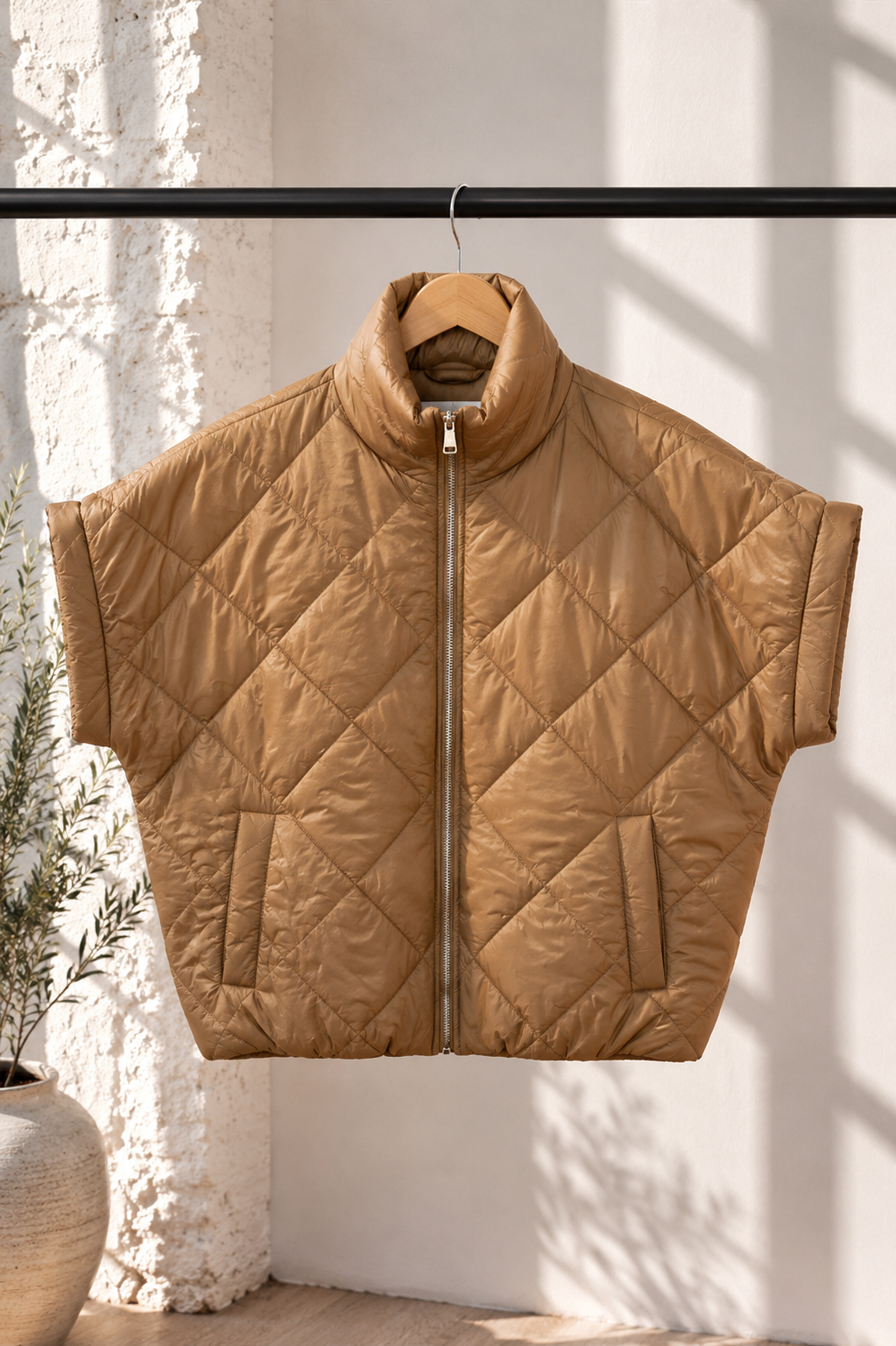 Steppjacke Svenja – Made in Italy – lässiger Spätsommer-Look Gr. 34-42