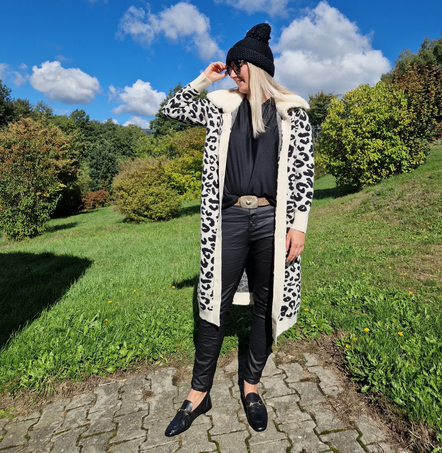 LUXURY KNIT COAT MIRINA CREME LEO 34-42 Strickmantel Mantel Cardigen Italy Kollektion LUXURY KNIT COAT MIRINA CREME LEO 34-42 Strickmantel Mantel Cardigen Italy Kollektion