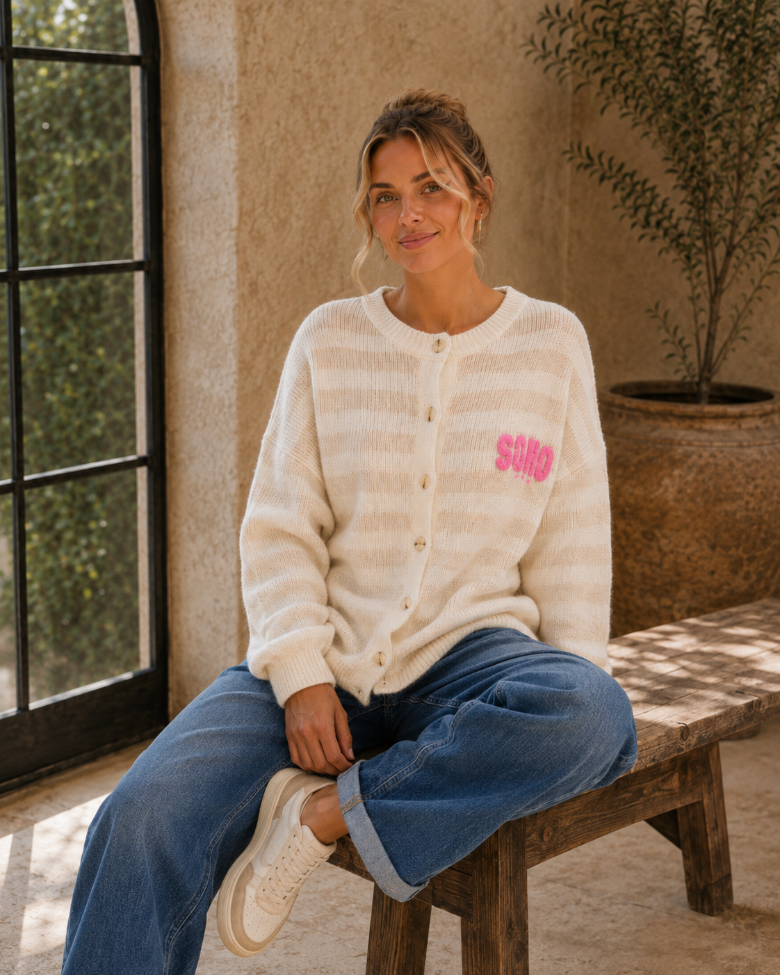 Strickjacke Yara - SOHO Stripes Made in Itlay 34-40/42 Cardigan