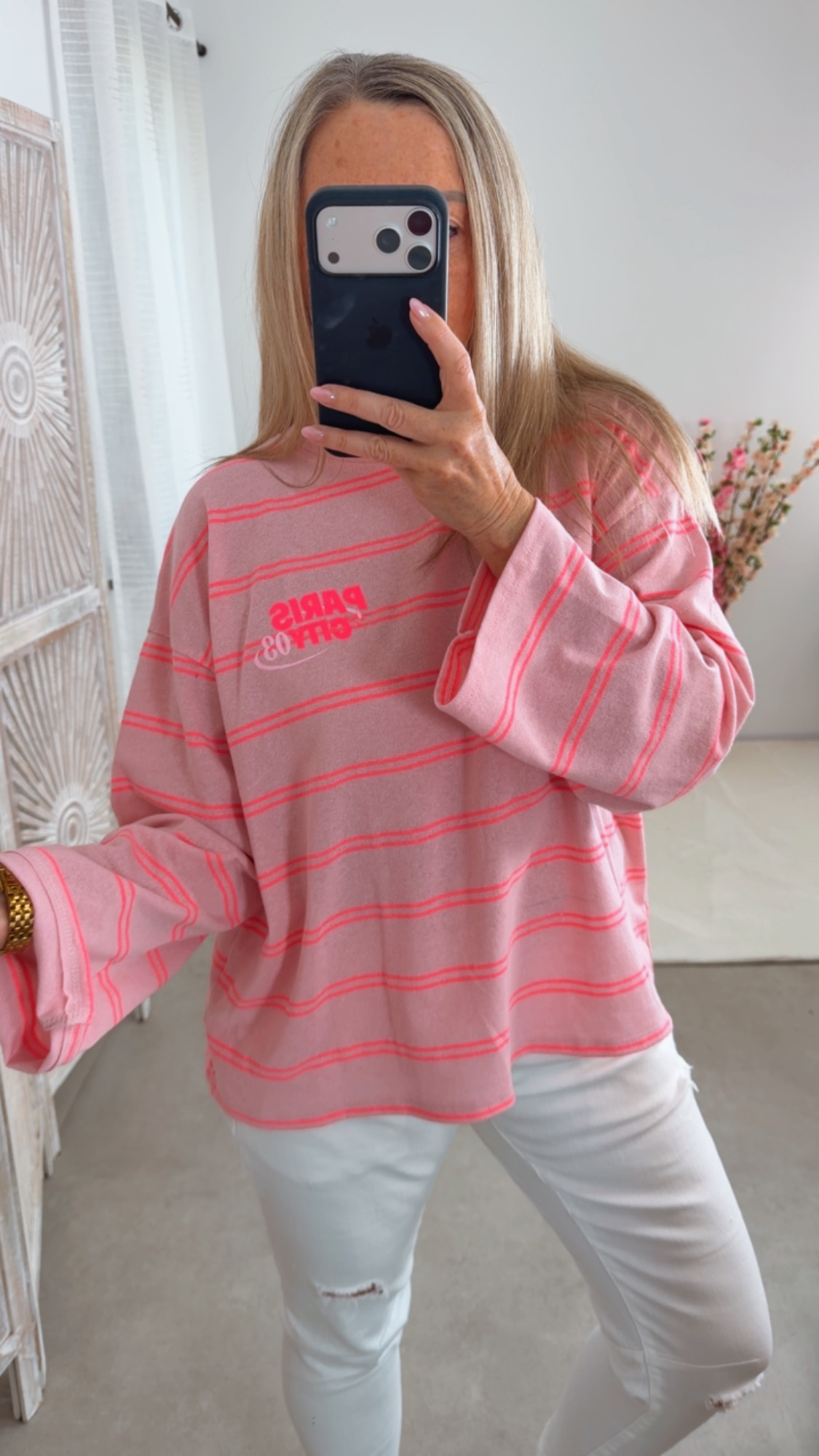 💙🏝️✨ Langarmshirt Favi Paris City 03 34-40/42