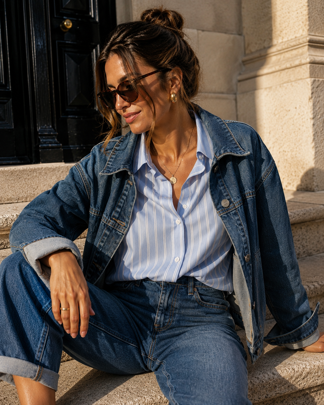 Jeansjacke – lässiger Basic-Klassiker I JJ0034