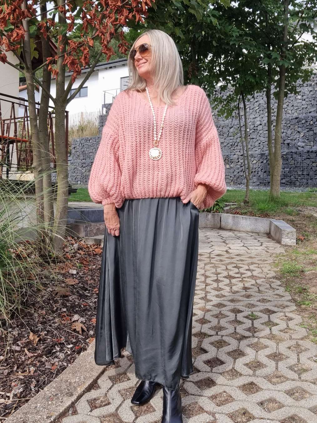OVERSIZE KNIT SWEATER MALENA KORALLE Strickpullover Pullover 34-42/44 Made in Italy versch. Farben OVERSIZE KNIT SWEATER MALENA KORALLE Strickpullover Pullover 34-42/44 Made in Italy versch. Farben