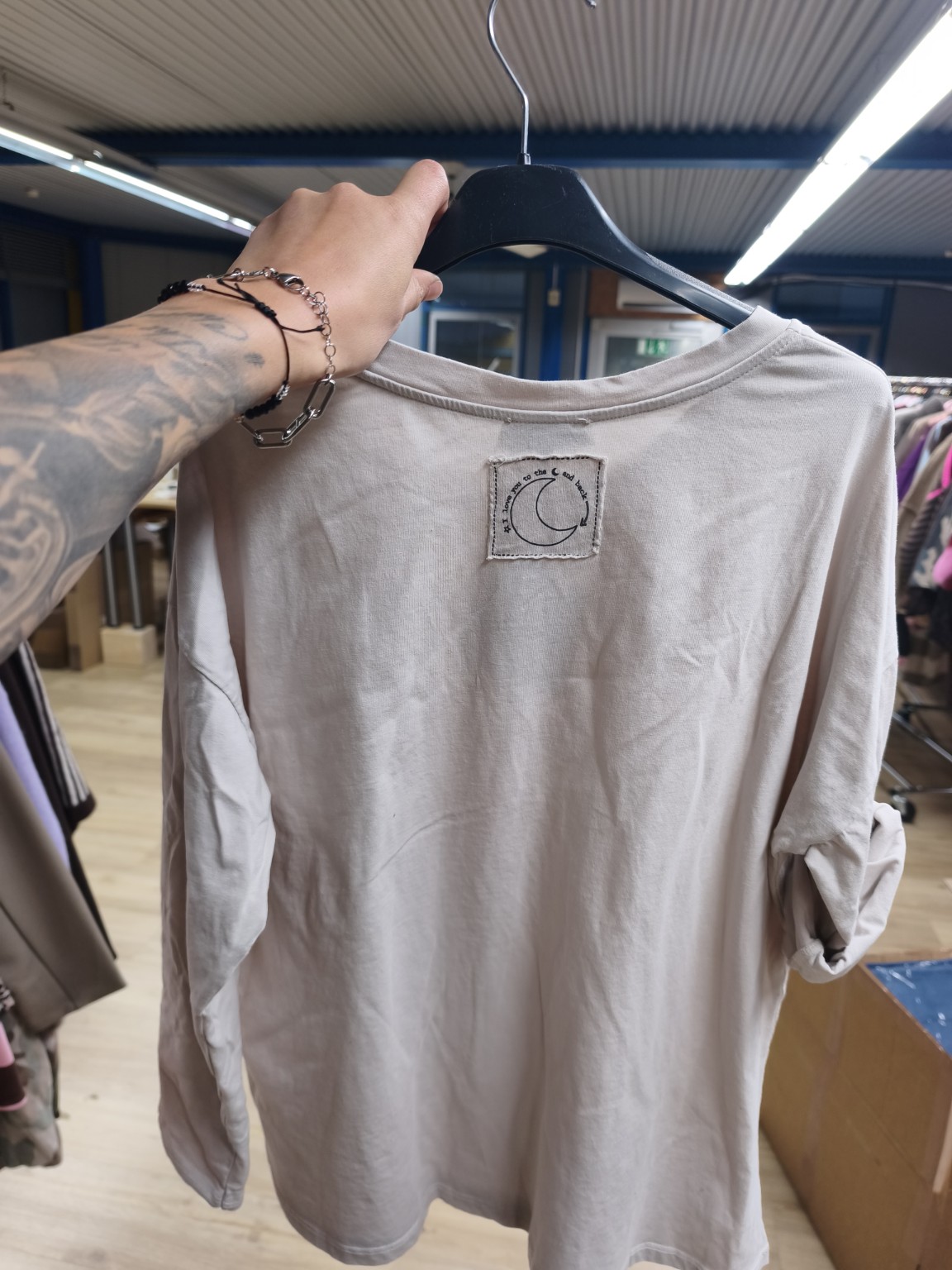 Love to the Moon Longsleeve I LS0154 I 34-42 I Made in Italy 