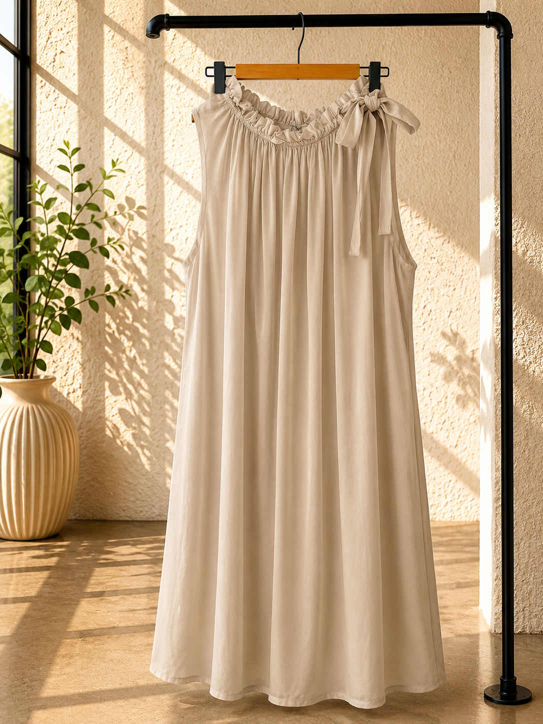 Kleid Amalia Uni Seide Made in Italy 34-40/42