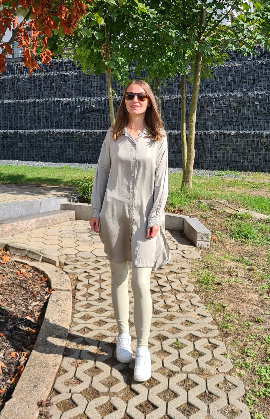 FAKE LEATHER THERMO LEGGINGS MILVA LIGHT BEIGE VARIANENARTIKEL Kunstleder Lederimitat Hose FAKE LEATHER THERMO LEGGINGS MILVA LIGHT BEIGE VARIANENARTIKEL Kunstleder Lederimitat Hose