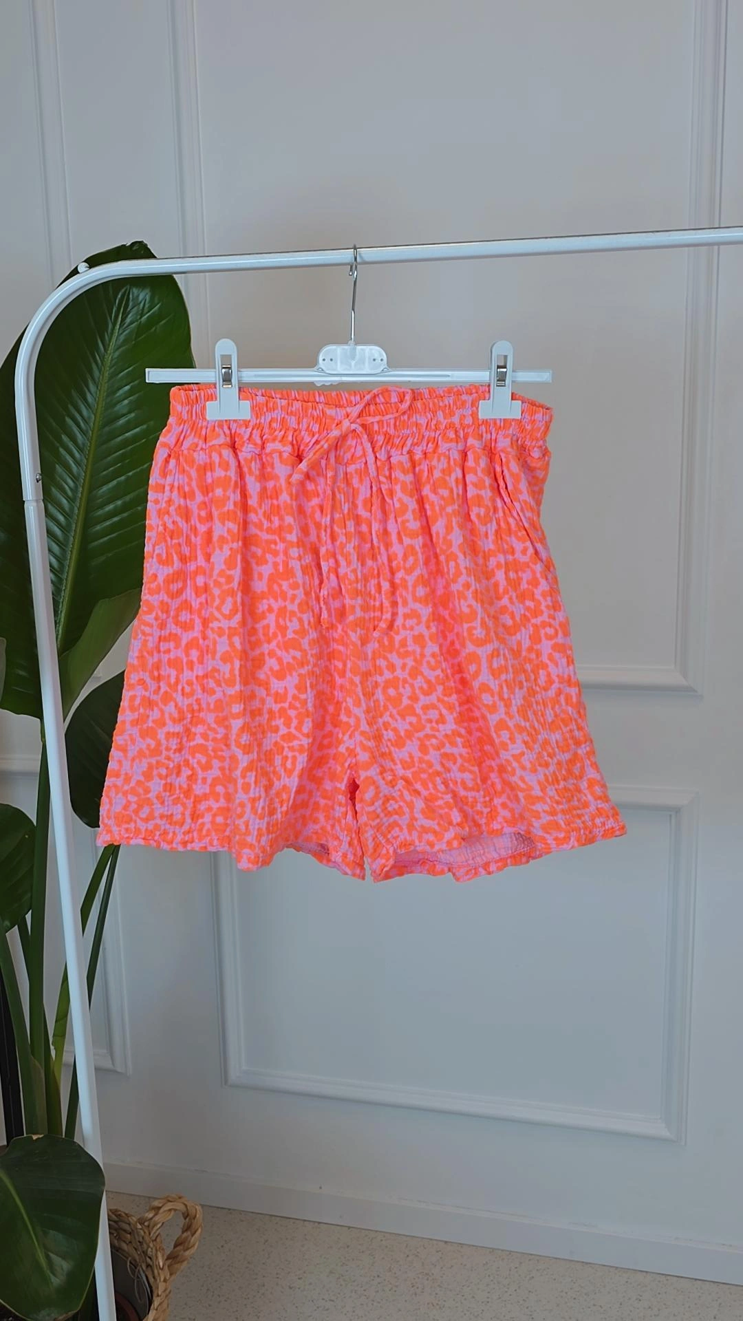 MUSSELIN SHORTS KENIA LEO  KURZ Made in Italy 34-42  