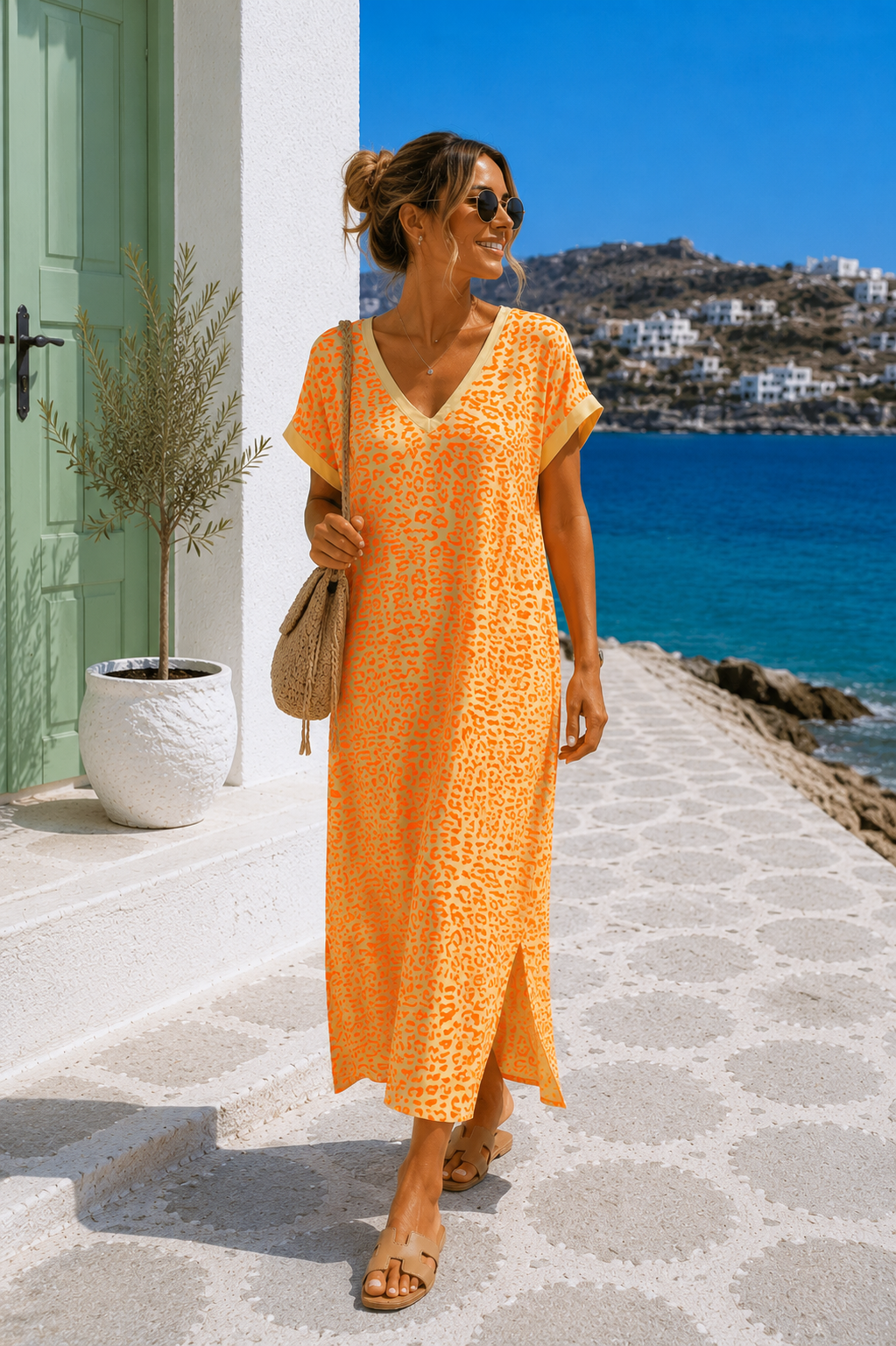Leo-Maxikleid Malika Made in Italy 34-44/46