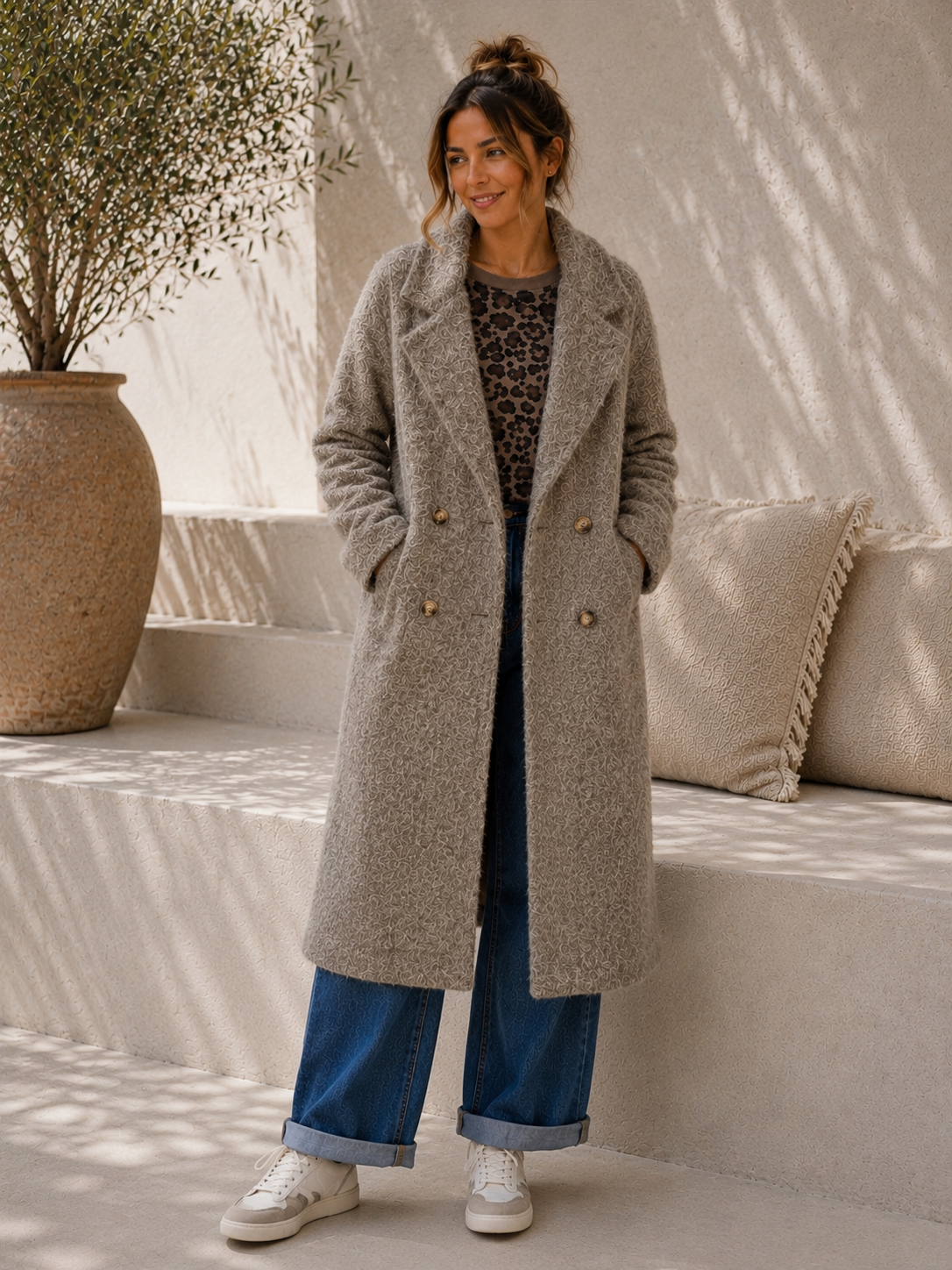 TREND MANTEL ELVIRA 36 - 42 Trench Coat Made in Italy