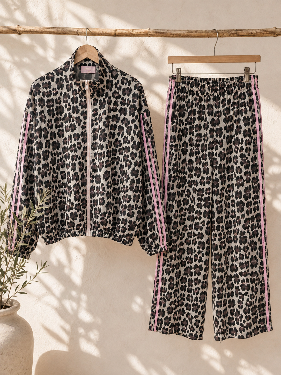 Set Ayla Leo Sweatshirt und Sweathose Made in Italy 34-44 Jogginganzug