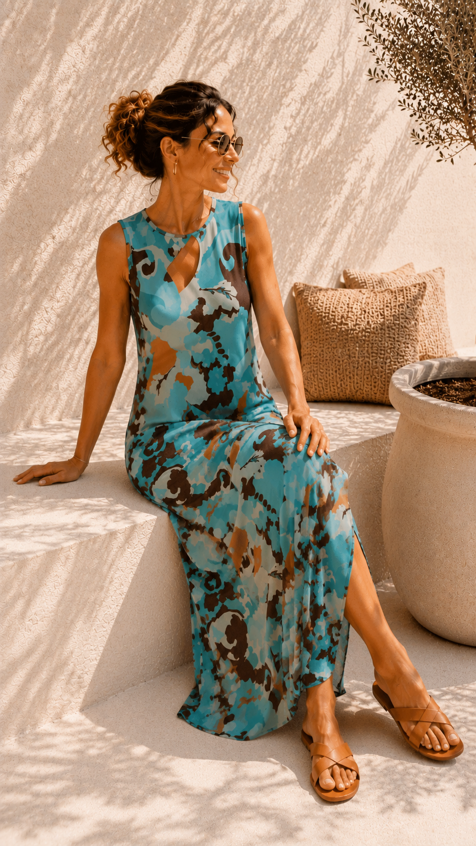 Exklusives Maxi-Kleid Palmanova ✨ Luxury Collection • Premiumqualität