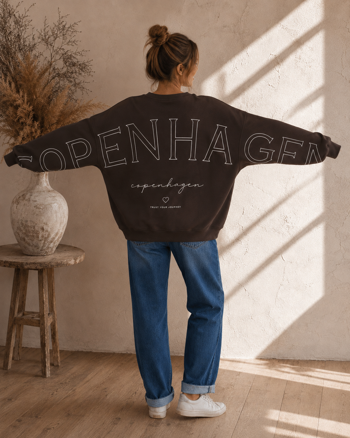 Sweatshirt Copenhagen I NO. SW0016 I lässiger Oversize-Look I Made in Italy 34-42/44