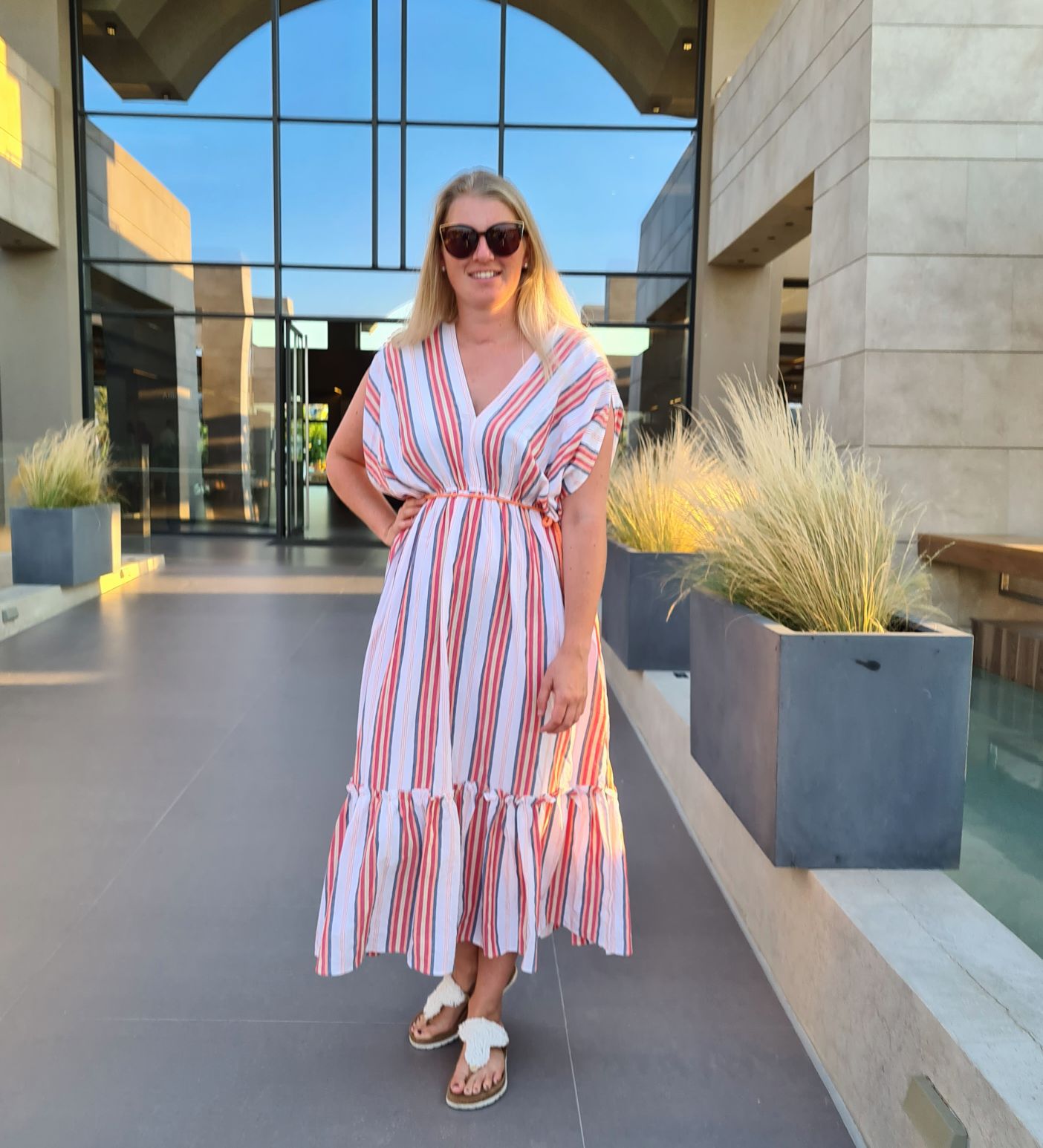 MAXI DRESS RIVA 34-42 Made in Italy Maxi Kleid Sommer Strandkleid MAXI DRESS RIVA 34-42 Made in Italy Maxi Kleid Sommer Strandkleid