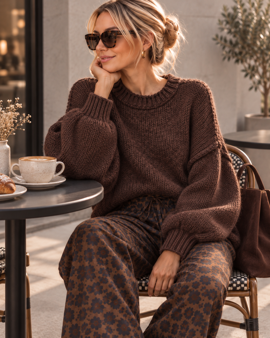 Soft Touch Oversize Pullover I SP0152 I 34 - 44 I Made in Italy