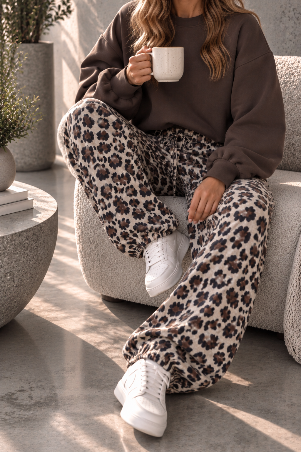 Ballon-Jogpant lässige Basic Pants für jeden Tag I JP0140 I Made in Italy 34-42/44