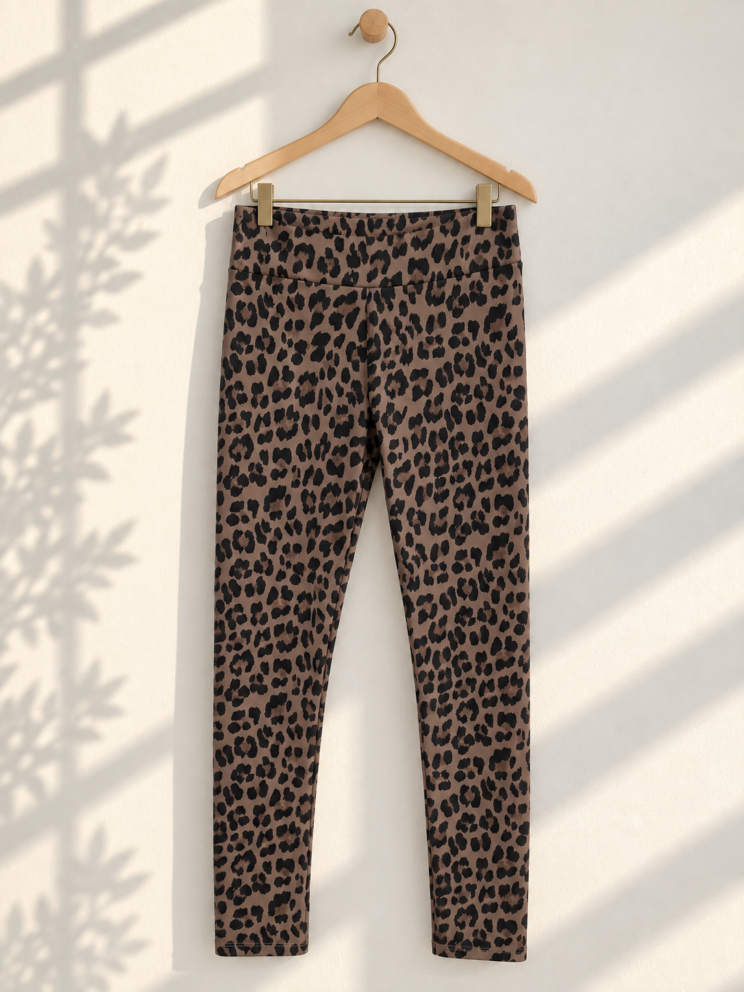 🐆 Leo Love Leggings Taupe Variantenartikel LG0096 Made in Italy Butterstoff