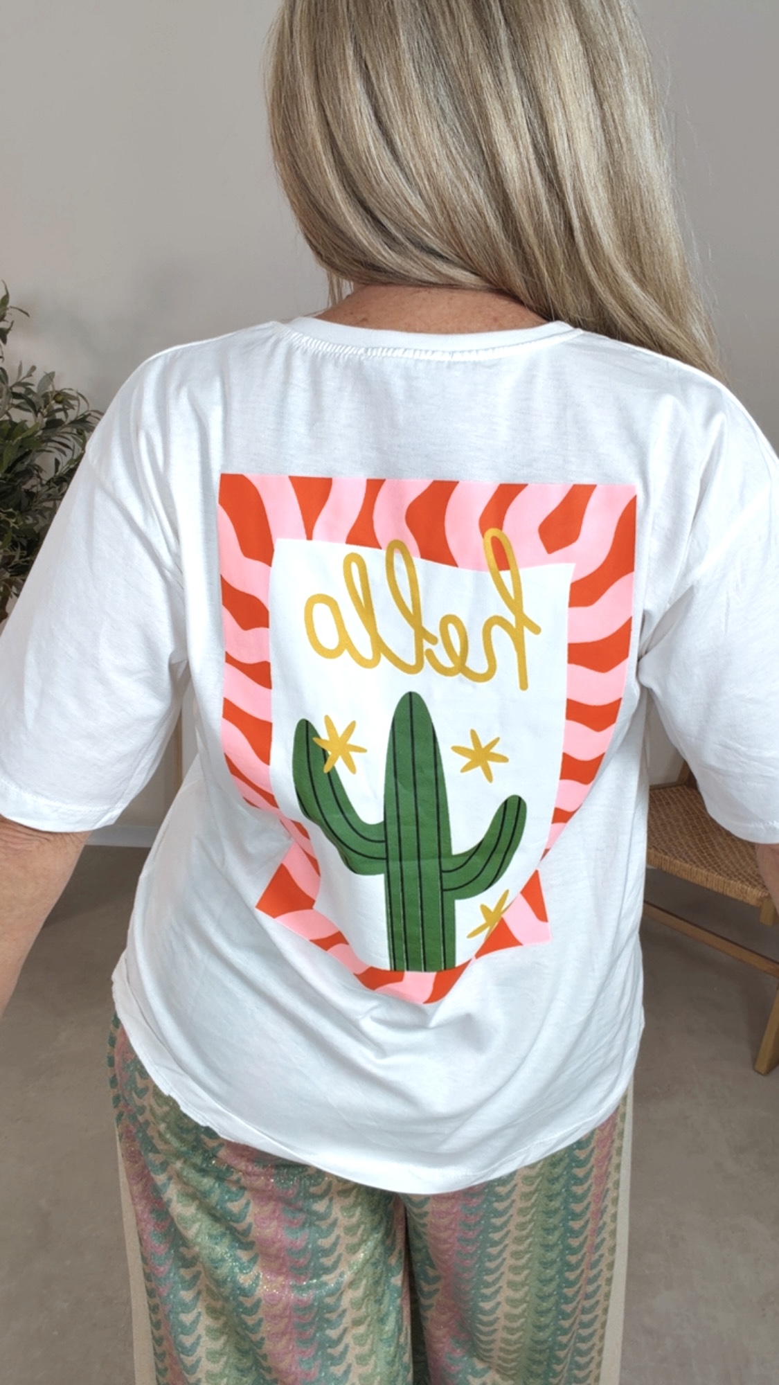 🌵✨ Statement T-Shirt Ysadora Kaktus Made in Italy 34-42/44