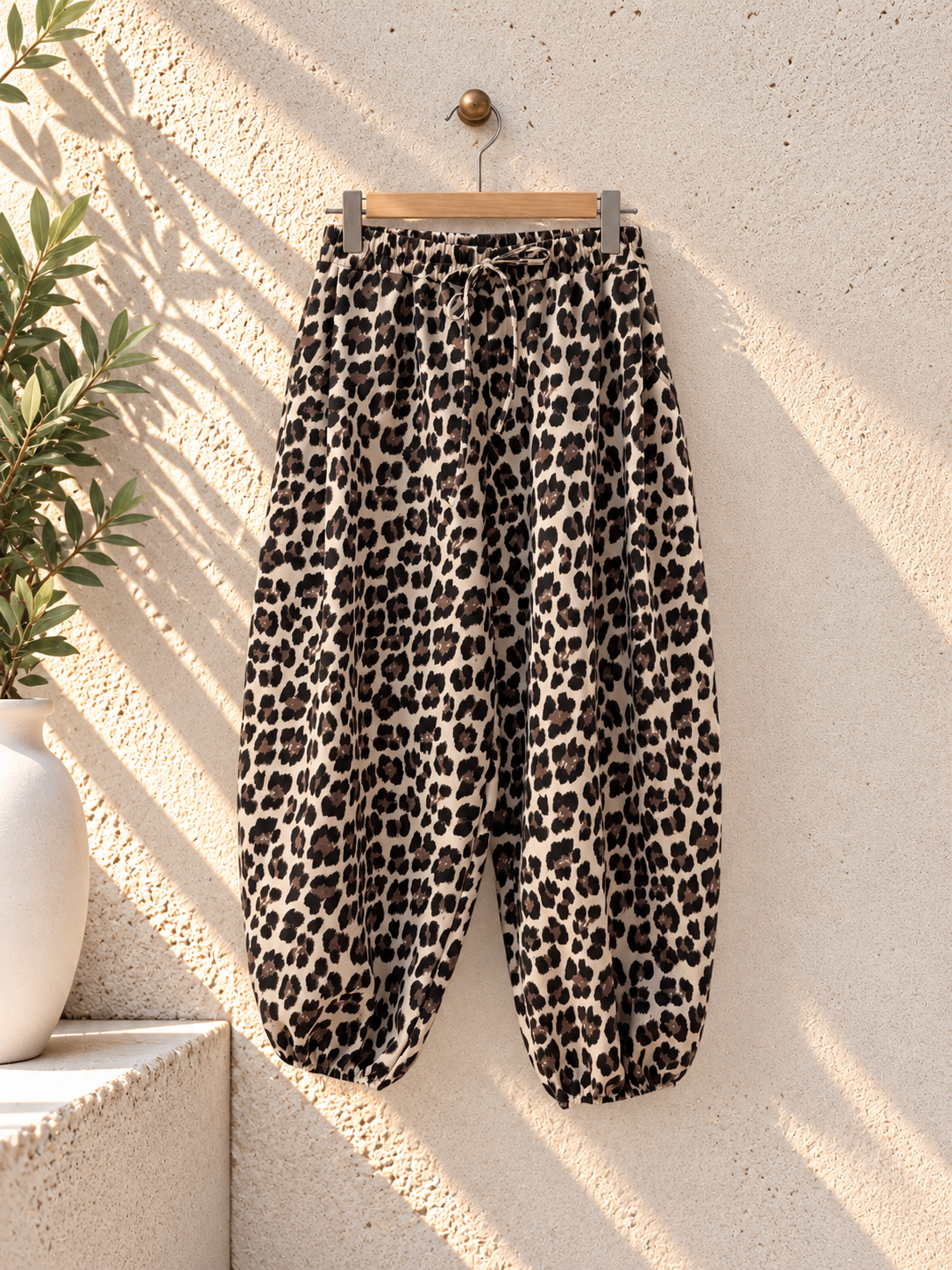Ballon-Jogpant lässige Basic Pants für jeden Tag I JP0140 I Made in Italy 34-42/44