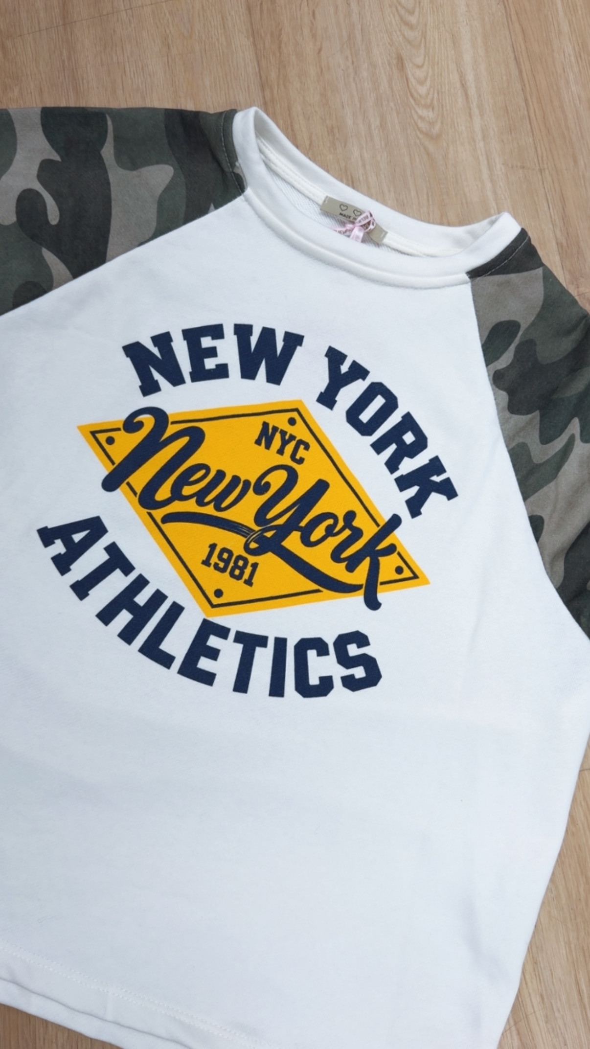 Langarmshirt Statement-Shirt ATHLETICS I LS0162 I Made in Italy 34-40/42 Longsleeve