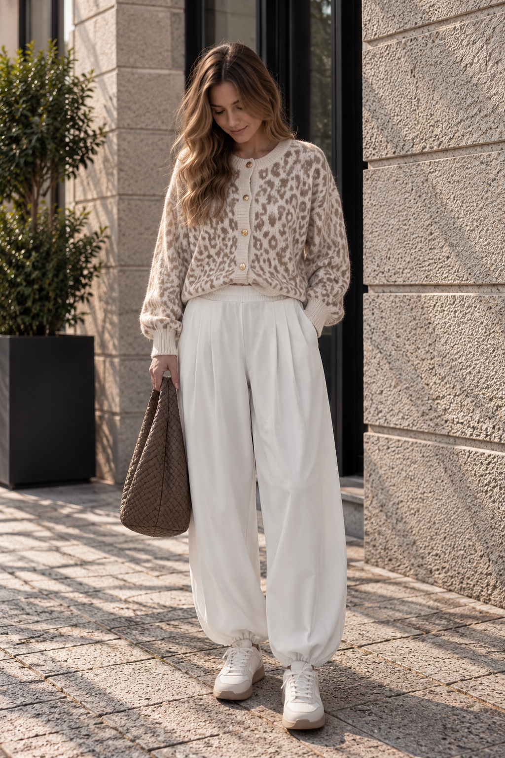 Butterstoff Ballonhose uni HO0106 | Made in Italy Gr 34-42-44 Hose