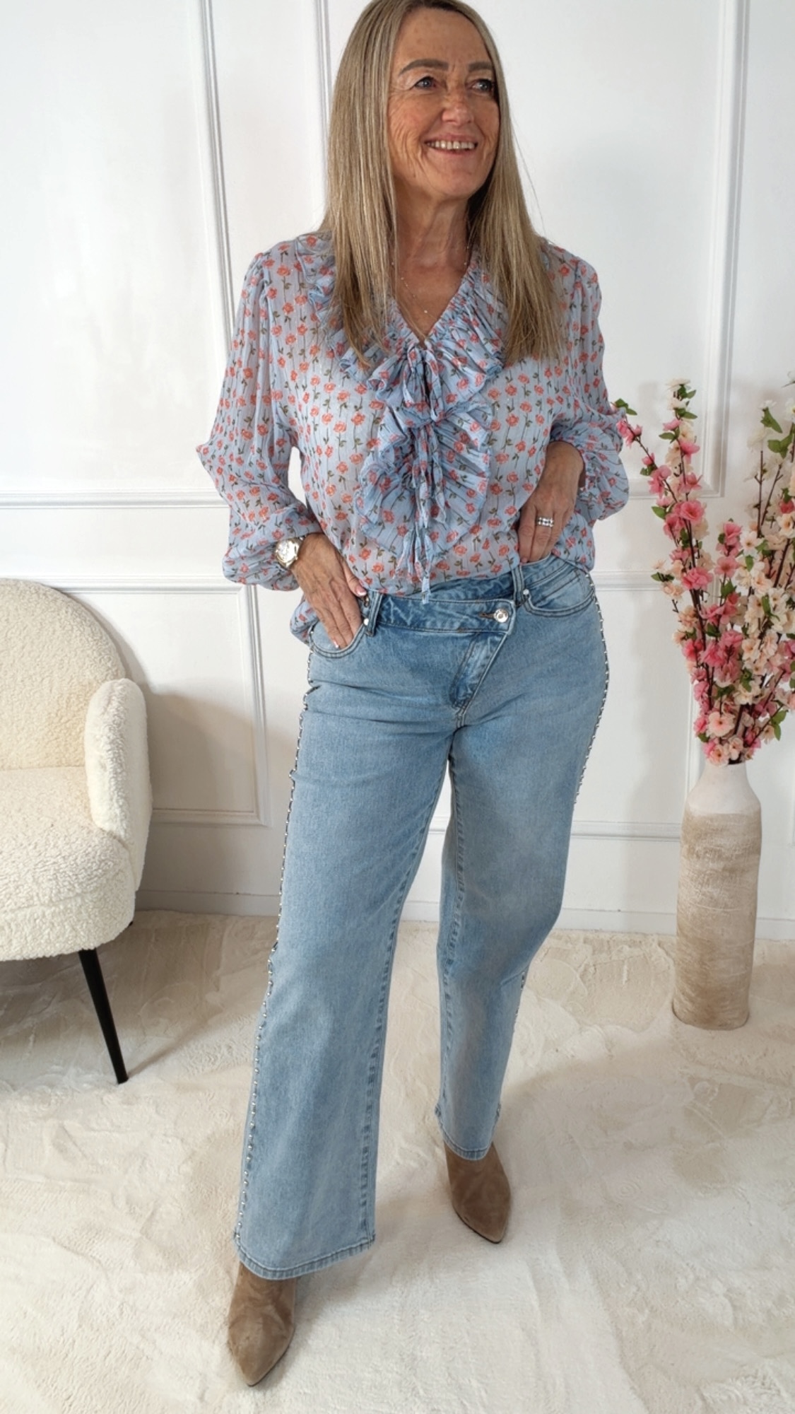 NIETEN JEANS BARI PUSH-UP-EFFEKT DENIM BLUE Made in Italy Variantenartikel G182Y-D1 Hose