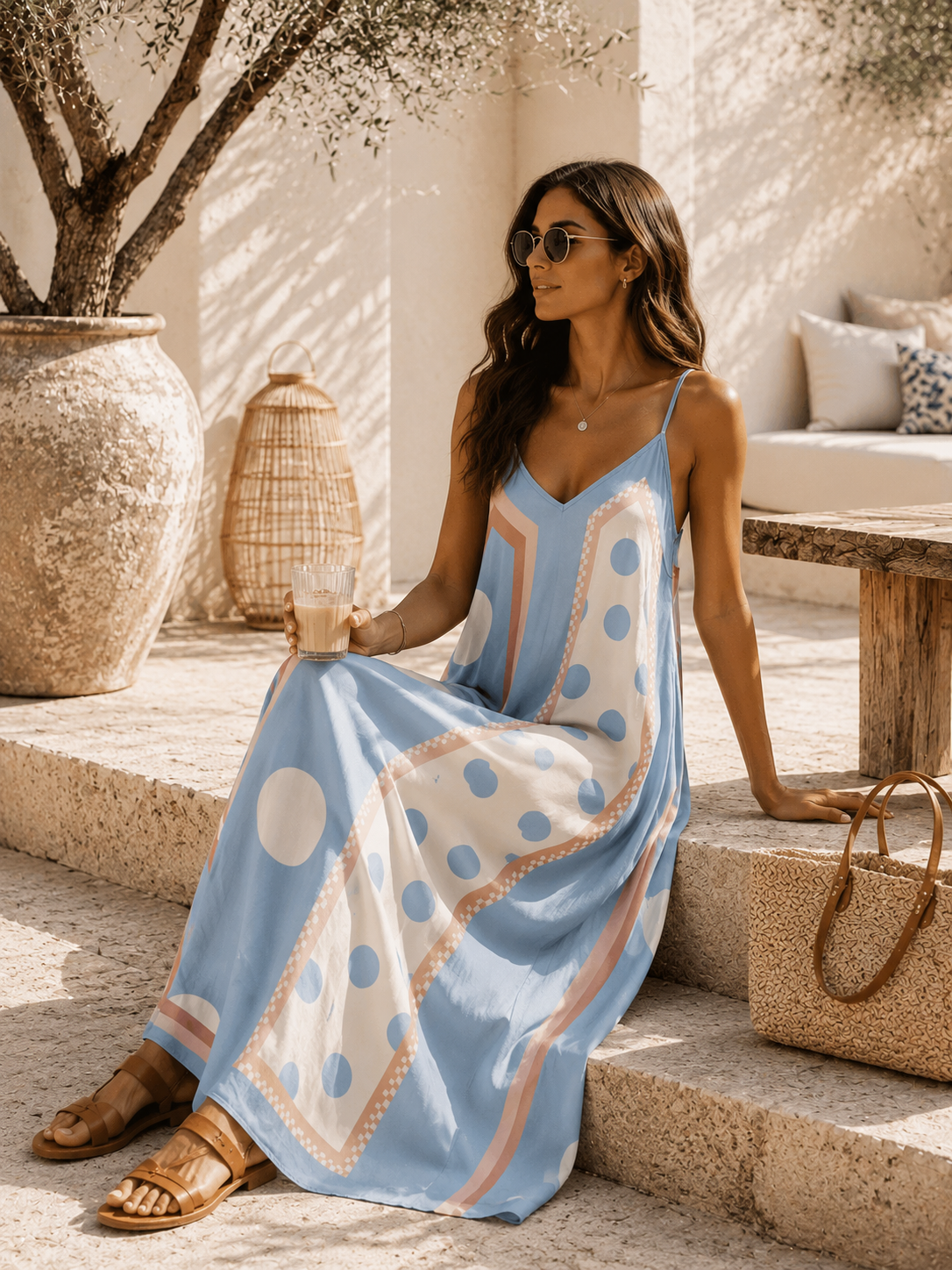 Polka Dots Kleid Ronda – Made in Italy | passend bis Größe 42