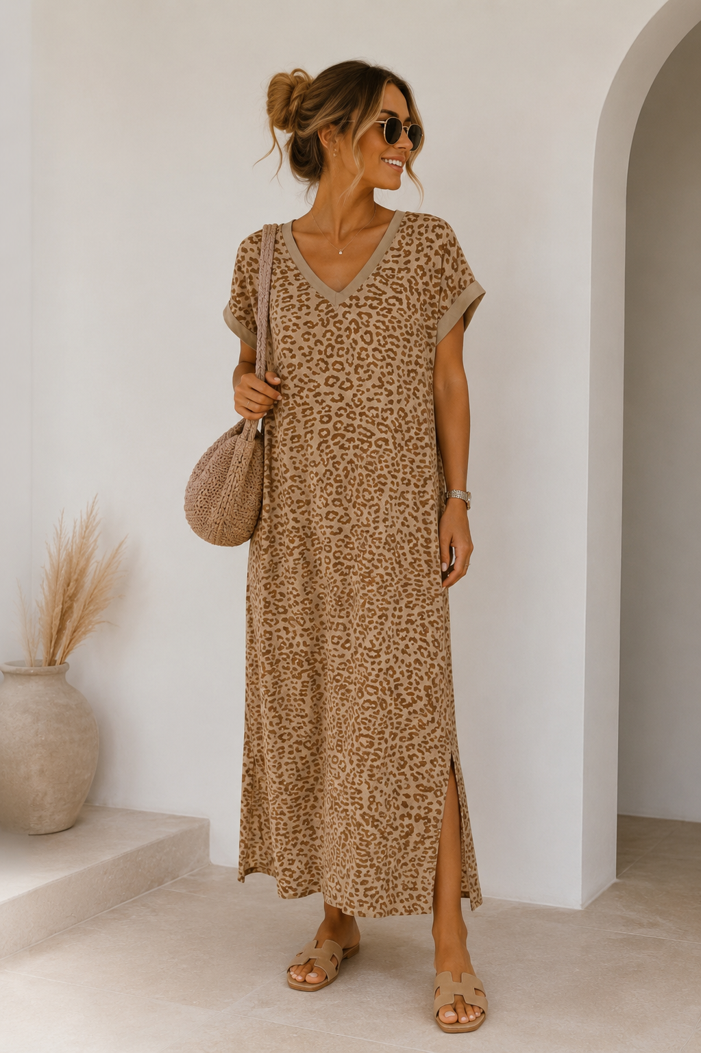 Leo-Maxikleid Malika Made in Italy 34-44/46