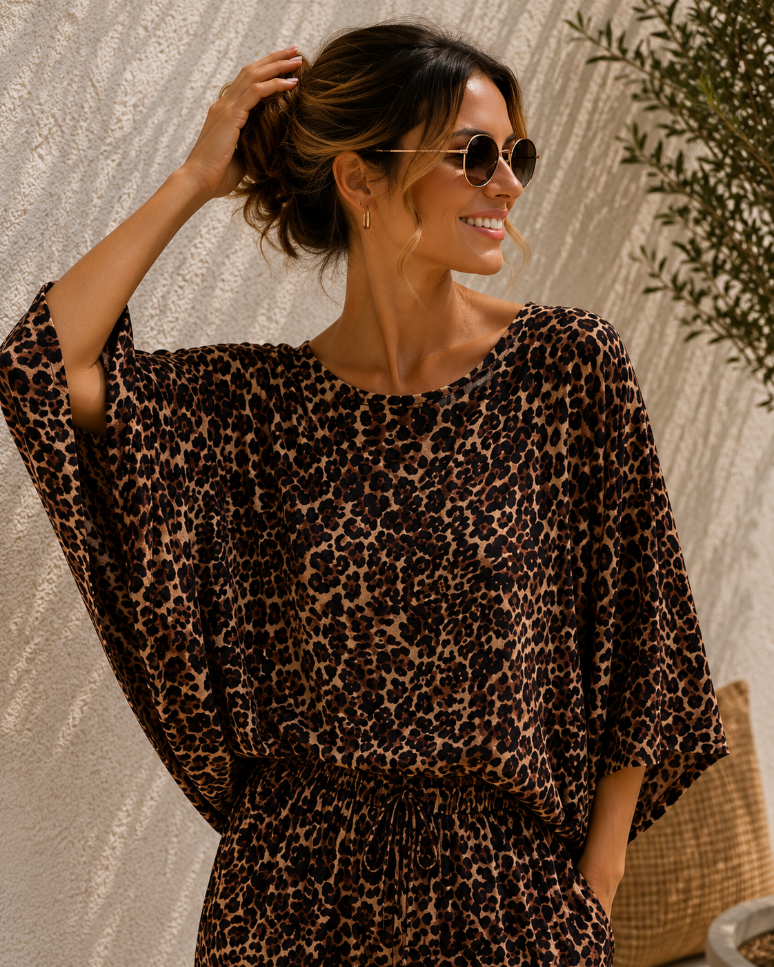 Oversize Fledermausshirt „Zanzibar“ ✨ Made in Italy • weich fließendes Oversize-Shirt • Größe 34–46