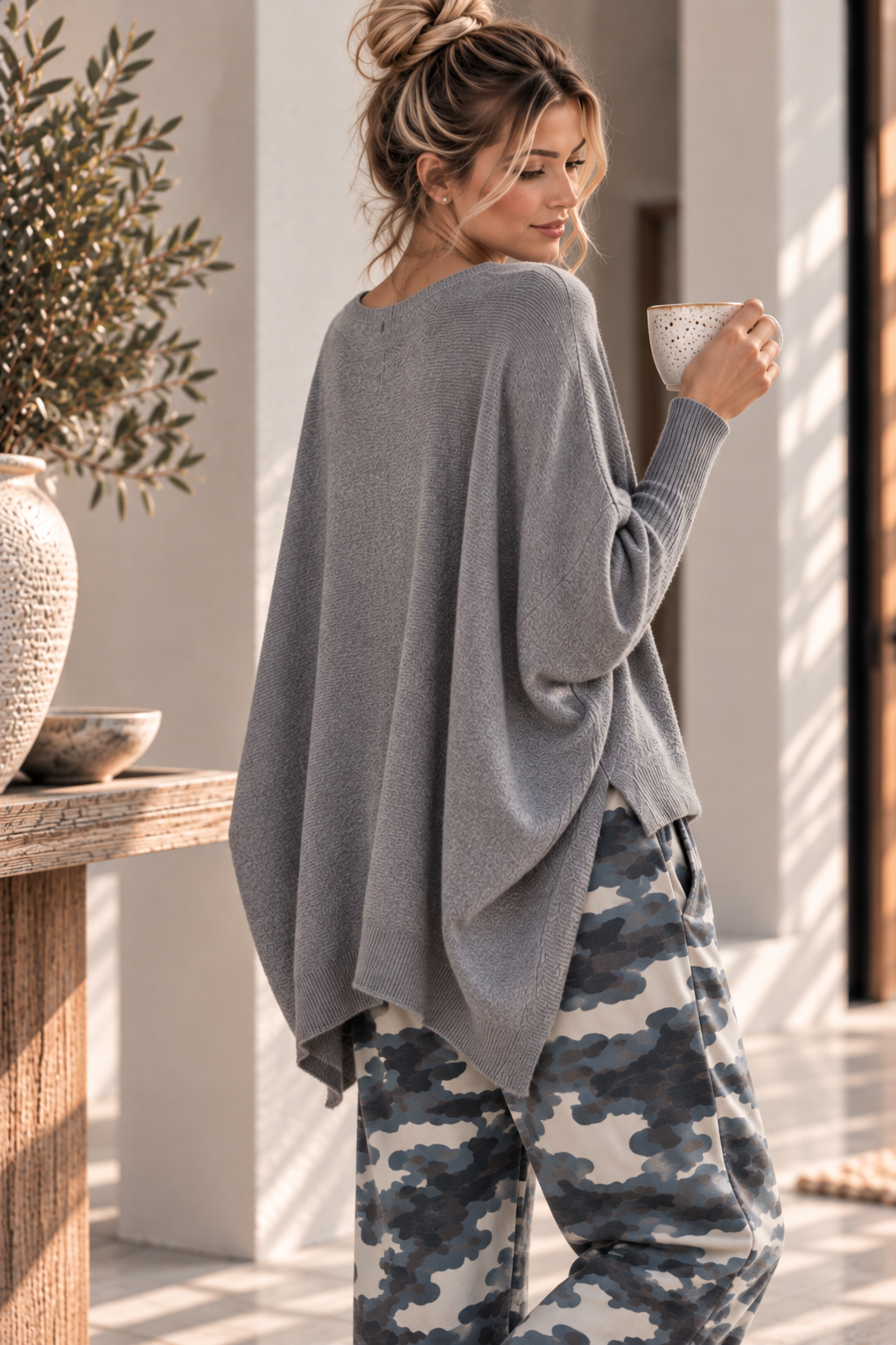 OVERSIZE KNIT SWEATER SIGRID Made in Italy 34-44/46 Strick Pullover
