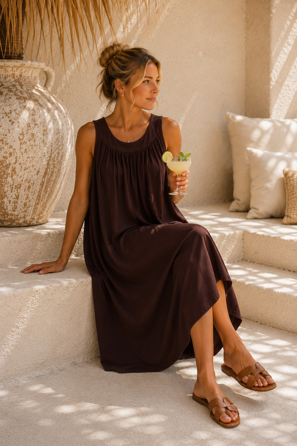 Kofferkleid Kleid „Amboseli“ – Dein stilvoller Begleiter für jeden Sommertag Made in Italy Gr 34-42