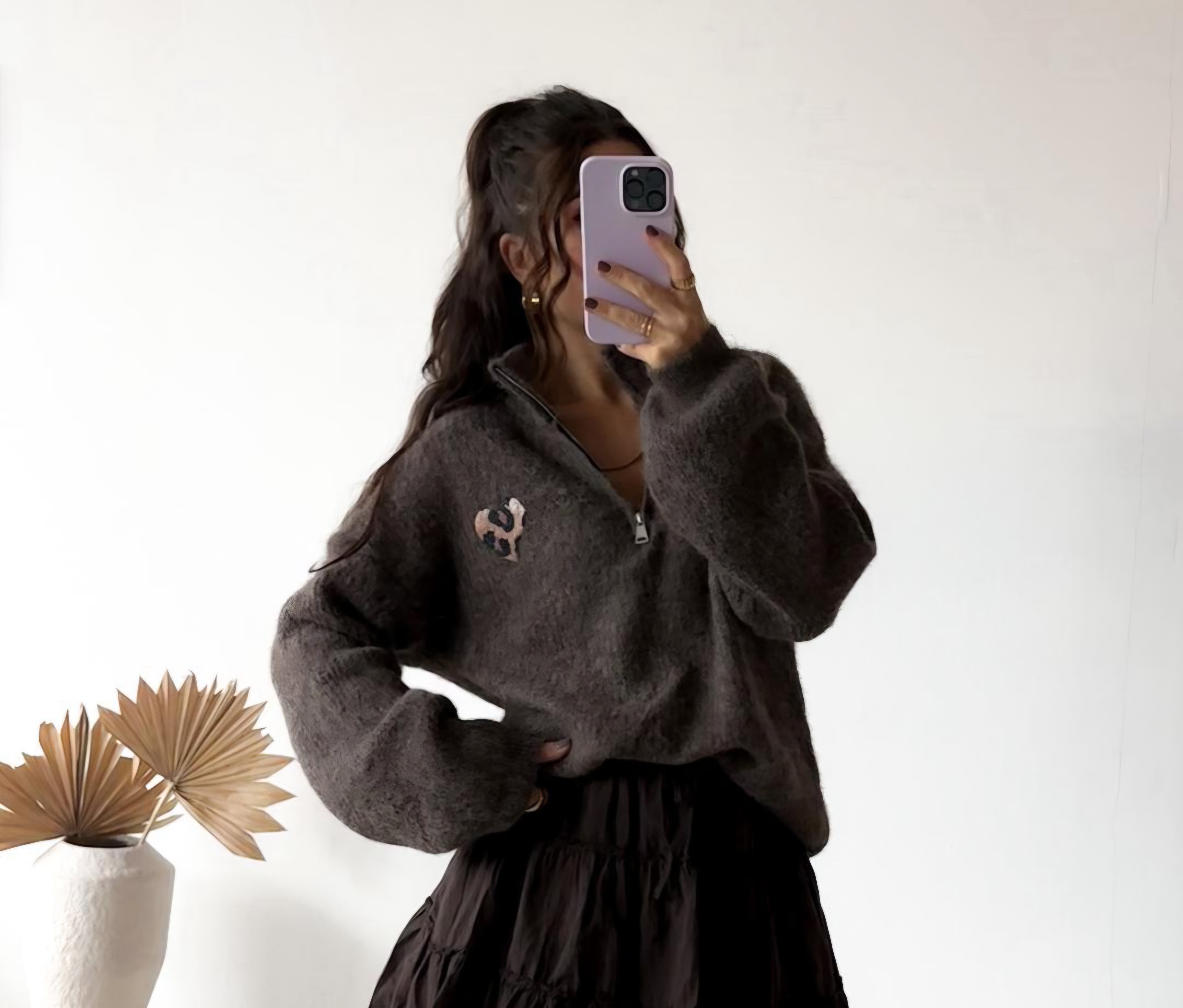 COZY KNIT SWEATER LIZZY Leo Herz 34 - 44 Made in Italy