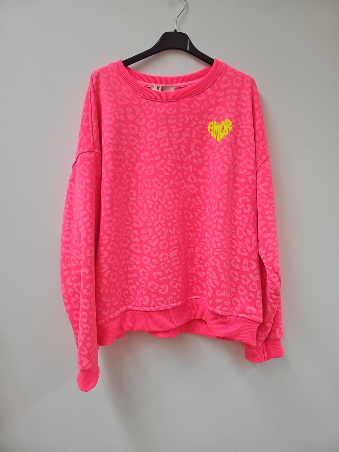 Sweatshirt Leo Amor I NO. SW0017 I lässiger Oversize-Look I Made in Italy 34-42/44