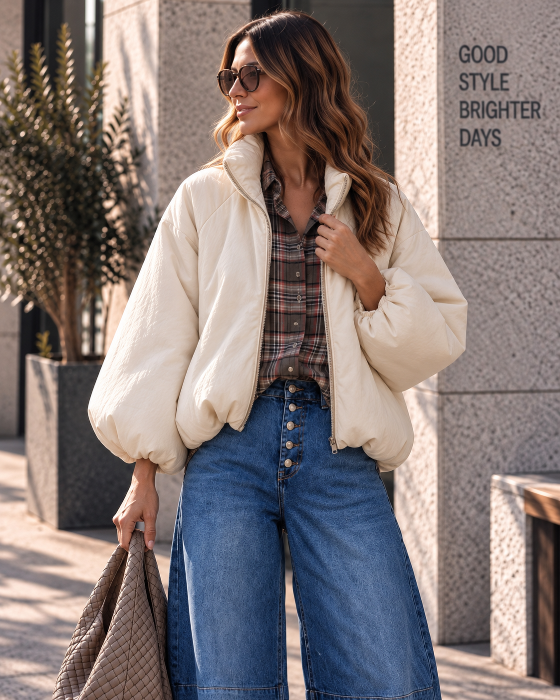 Jacke Puffy Monika – lässiger Allrounder für die Übergangszeit Made in Italy 34-42