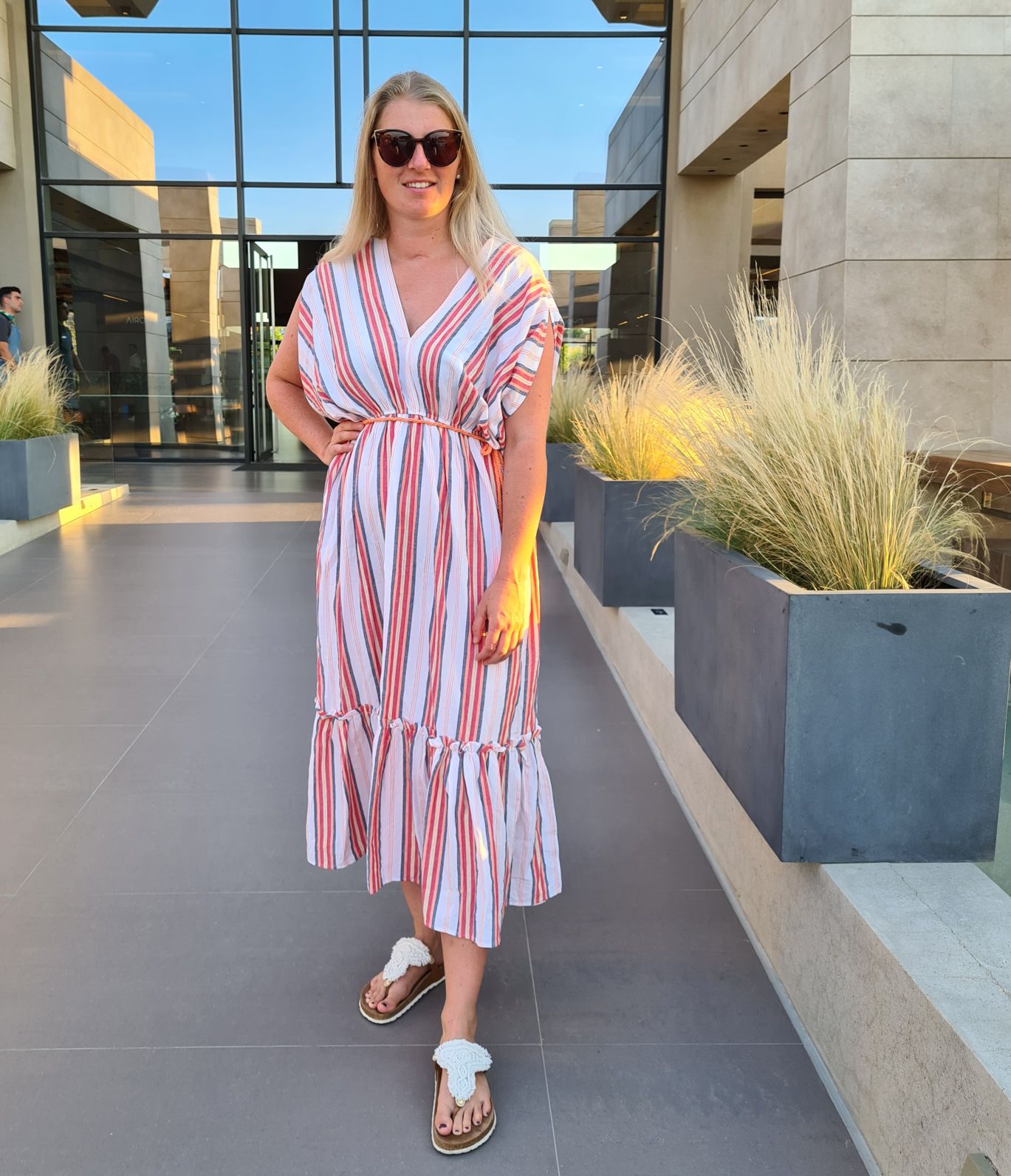 MAXI DRESS RIVA 34-42 Made in Italy Maxi Kleid Sommer Strandkleid MAXI DRESS RIVA 34-42 Made in Italy Maxi Kleid Sommer Strandkleid