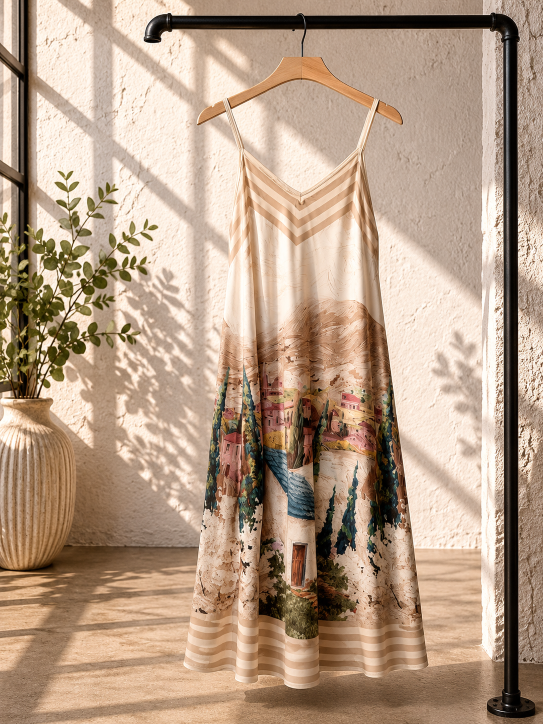 Kleid Toscolano – Made in Italy – Seidenkleid mit mediterranem Flair – passend bis ca. Größe 42