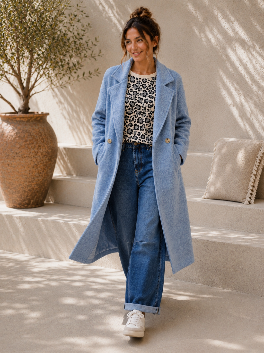 TREND MANTEL ELVIRA 36 - 42 Trench Coat Made in Italy