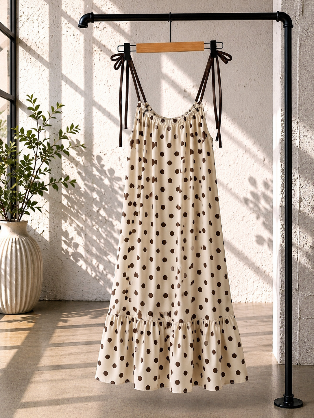 Polka-Dots-Kleid „Positano“ – Made in Italy 🇮🇹✨ ärmellos 34-40/42
