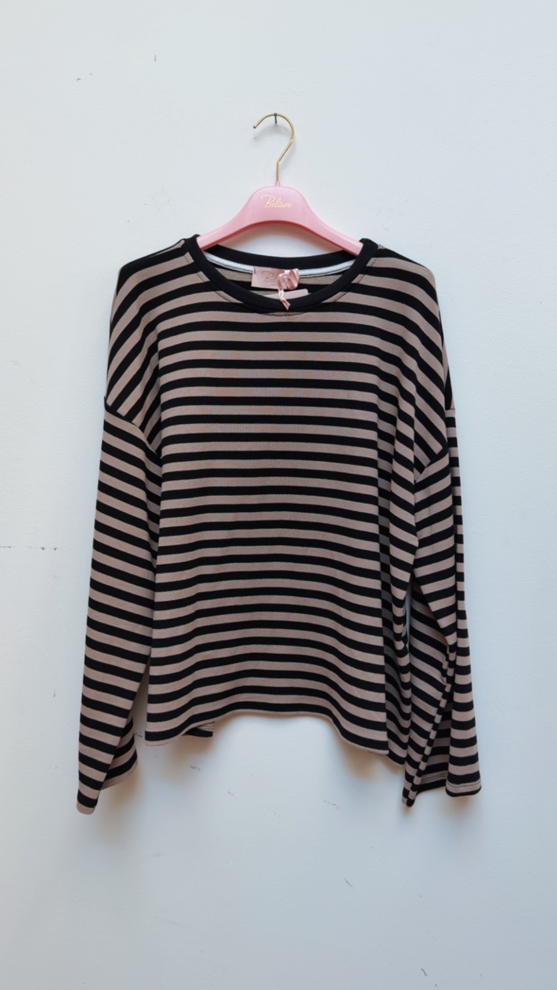 Shirt Langarm Ornella Stripes Made in Italy 34-42/44