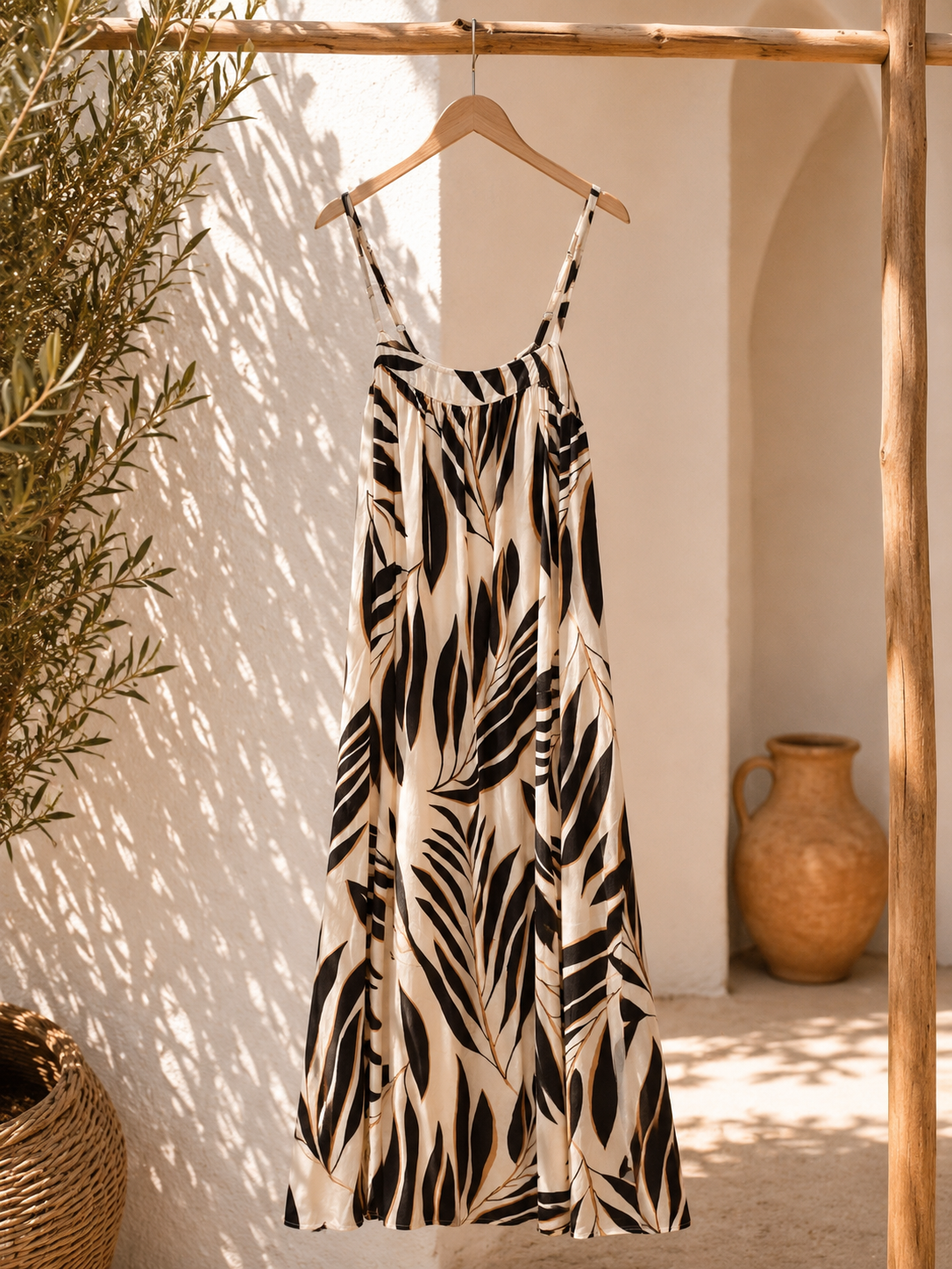 Maxikleid „Zahara“ – Exotische Leichtigkeit trifft italienischen Chic 🌴Made in Italy 34-42/44