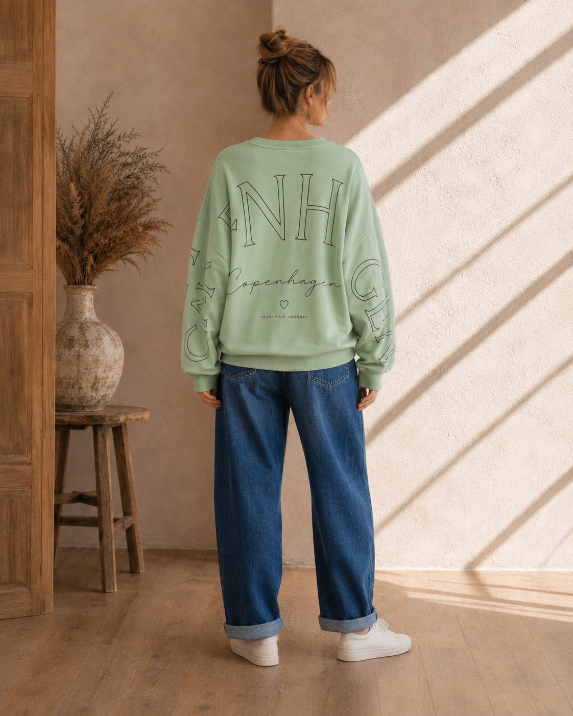Sweatshirt Copenhagen I NO. SW0016 I lässiger Oversize-Look I Made in Italy 34-42/44