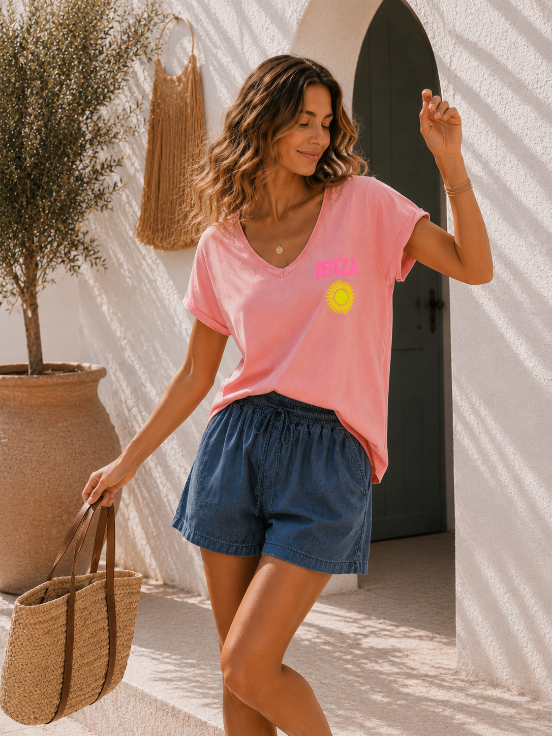 T-Shirt Virella Ibiza Sun Made in Italy 34-40/42