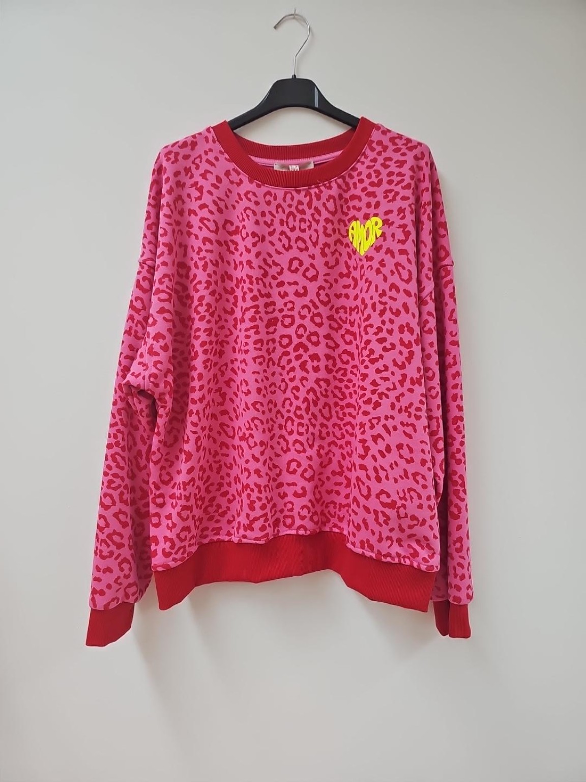 Sweatshirt Leo Amor I NO. SW0017 I lässiger Oversize-Look I Made in Italy 34-42/44