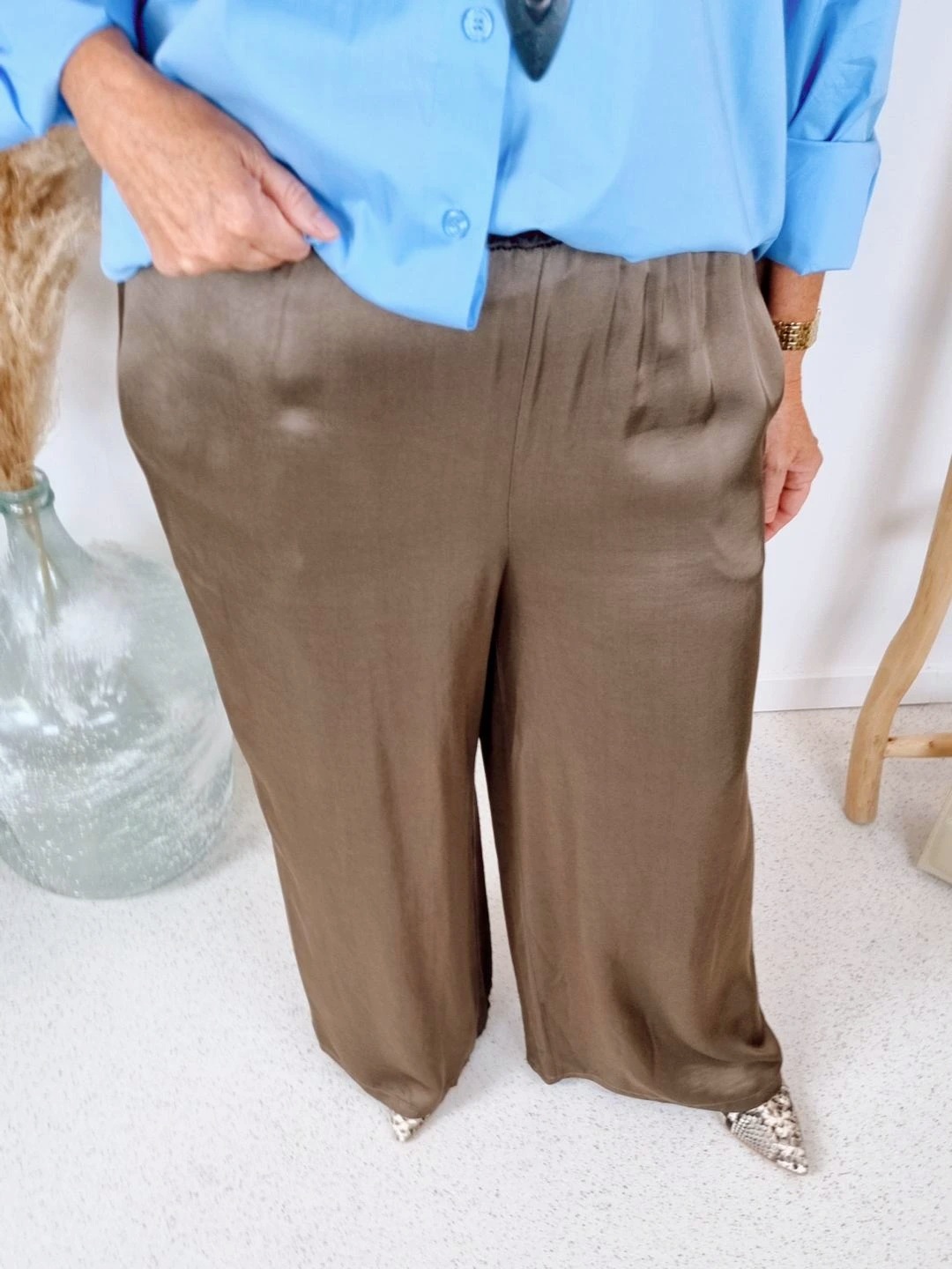 EDLE SILK HOSE KARIN TAUPE Satin Hose Seiden Mix Made in Italy Sommerhose 34-40/42 EDLE SILK HOSE KARIN TAUPE Satin Hose Seiden Mix Made in Italy Sommerhose 34-40/42